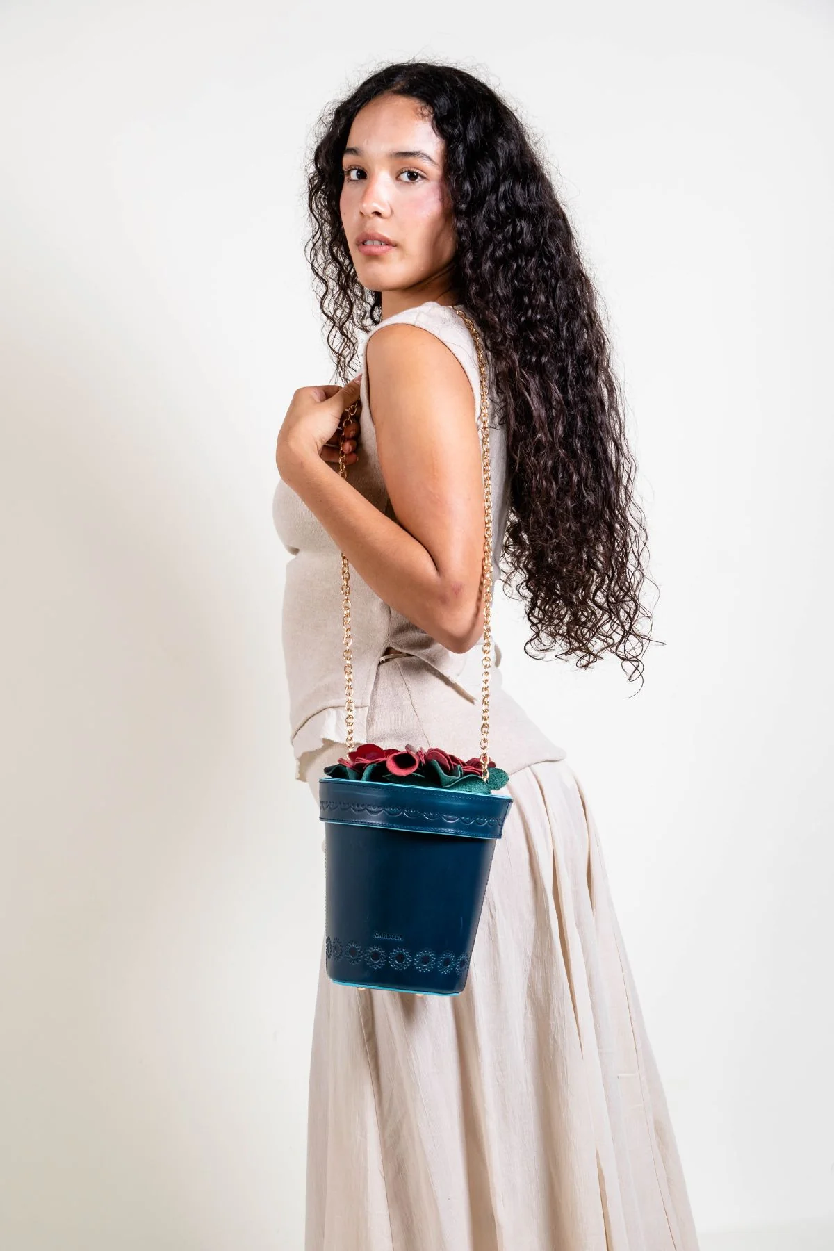 La Maceta Crossbody - Blue - Image 7