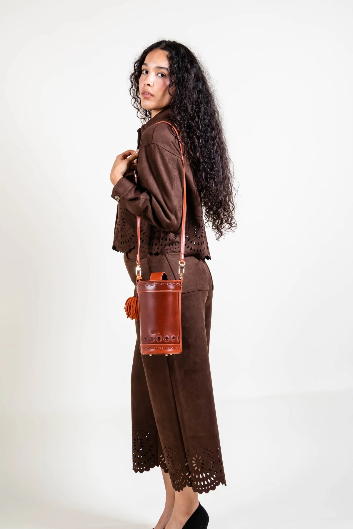 La Maceta Crossbody - Rust - Image 5