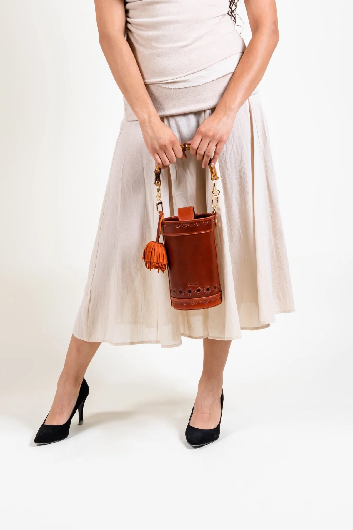 La Maceta Crossbody - Rust - Image 7