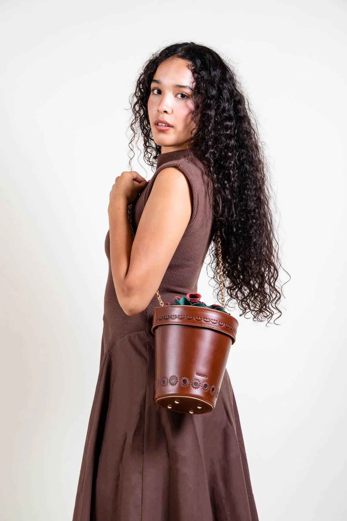 La Maceta Crossbody - Tobacco - Image 9