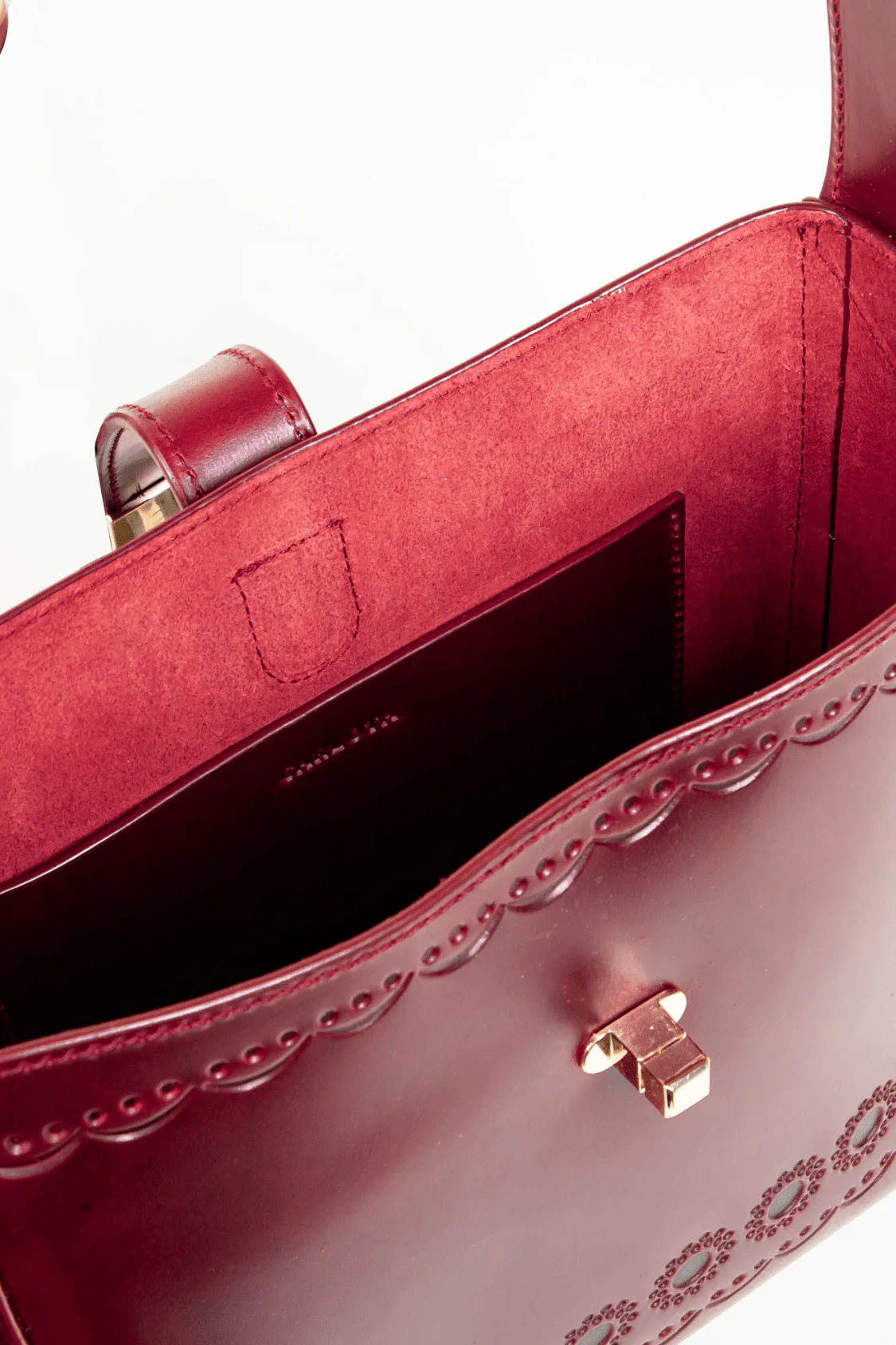 La Maceta Shoulder Bag - Red - Image 5