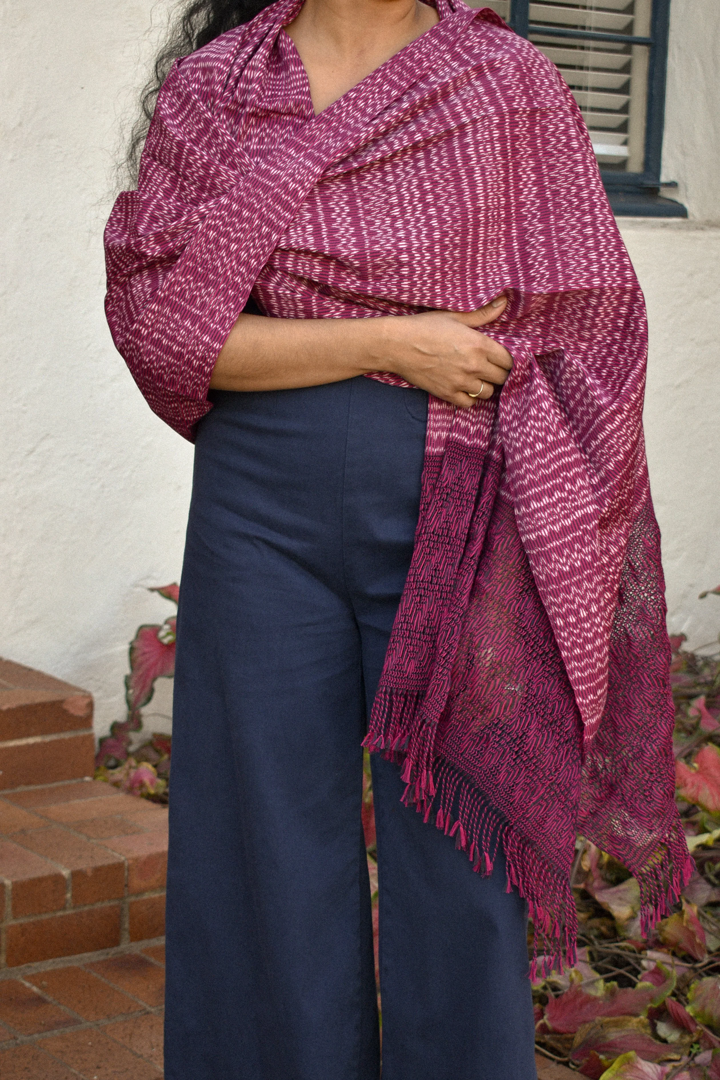 Large Rebozo - Bugambilia - Image 3