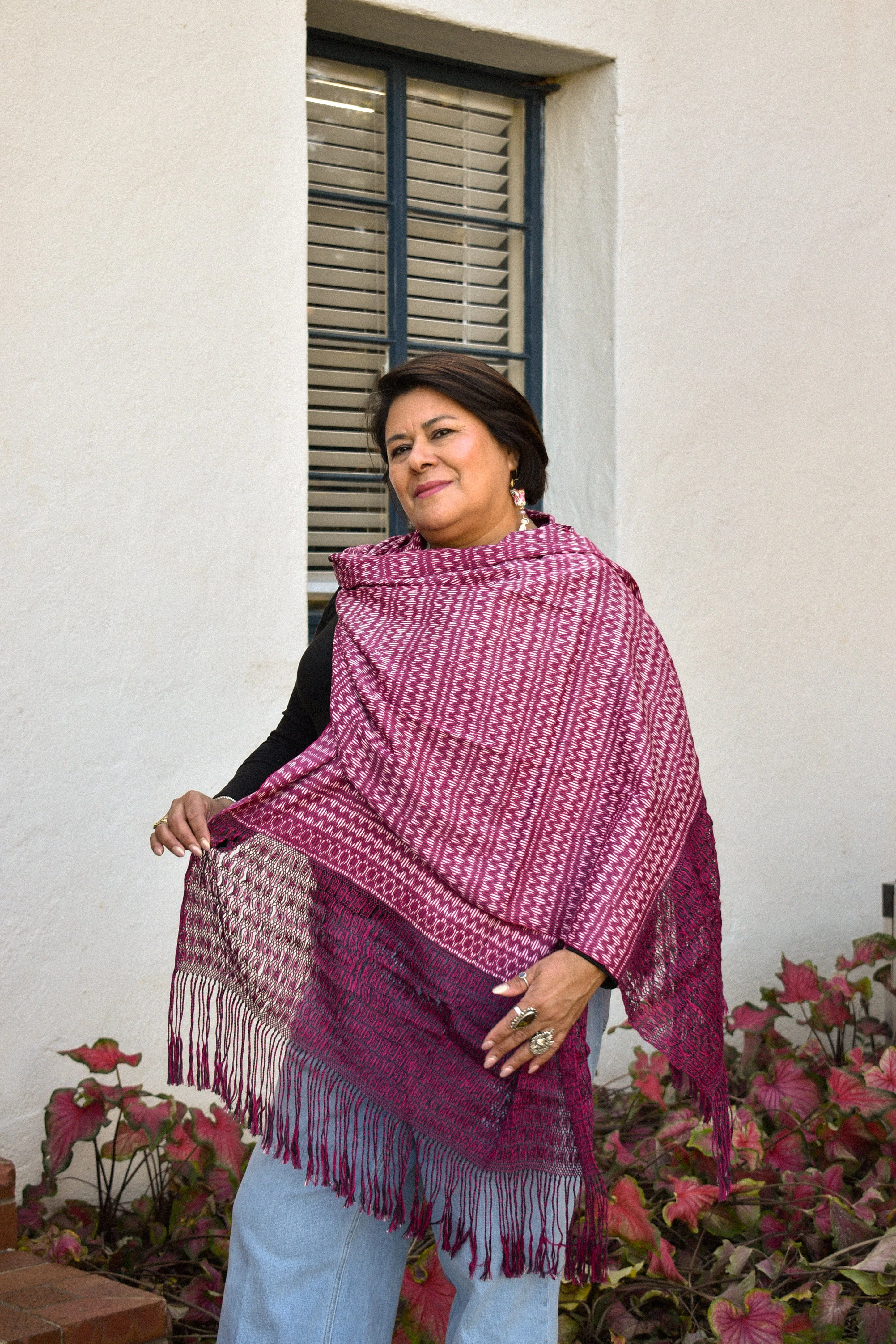 Large Rebozo - Cereza