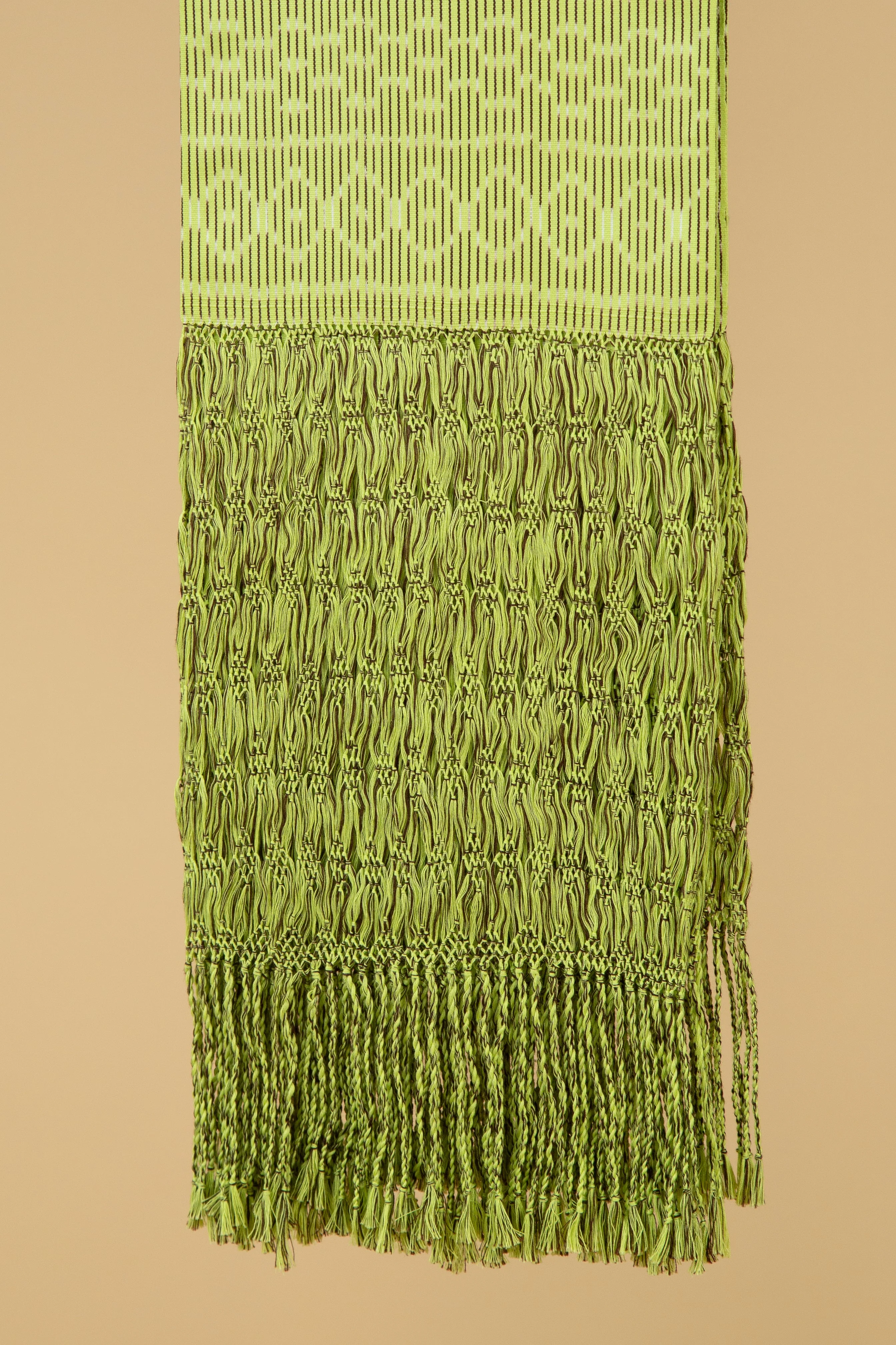 Large Rebozo - Chartreuse - Image 3