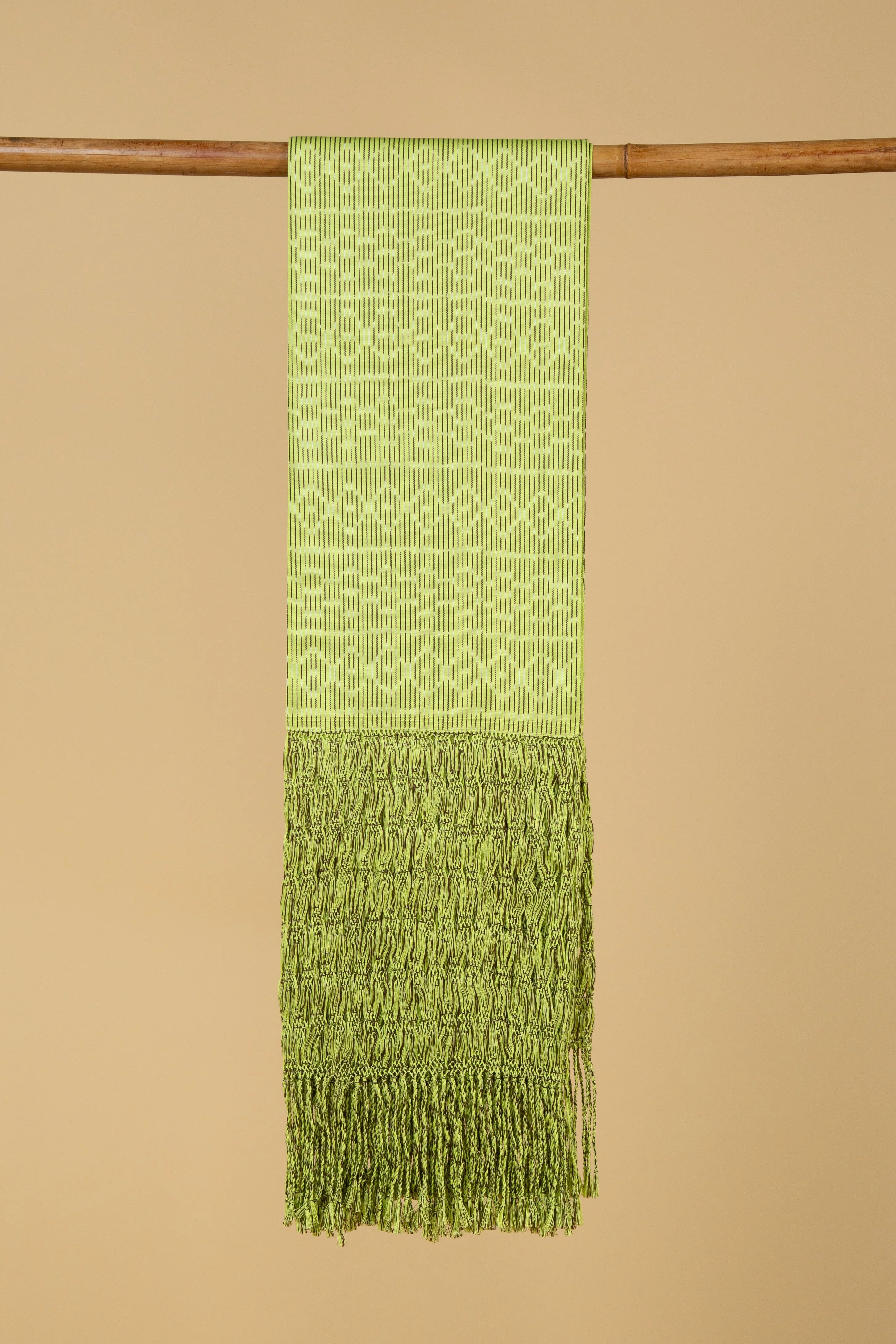 Large Rebozo - Chartreuse - Image 5