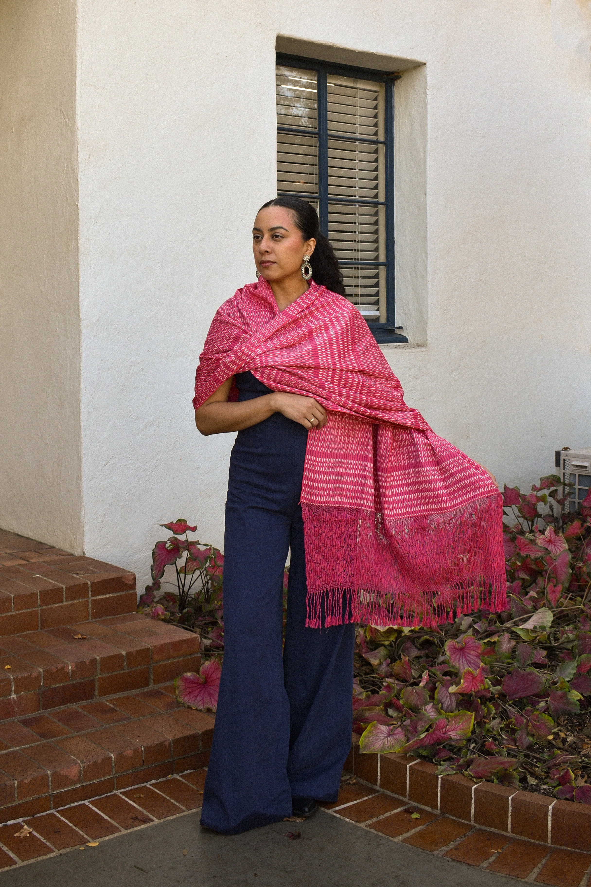 Large Rebozo - Fuchsia