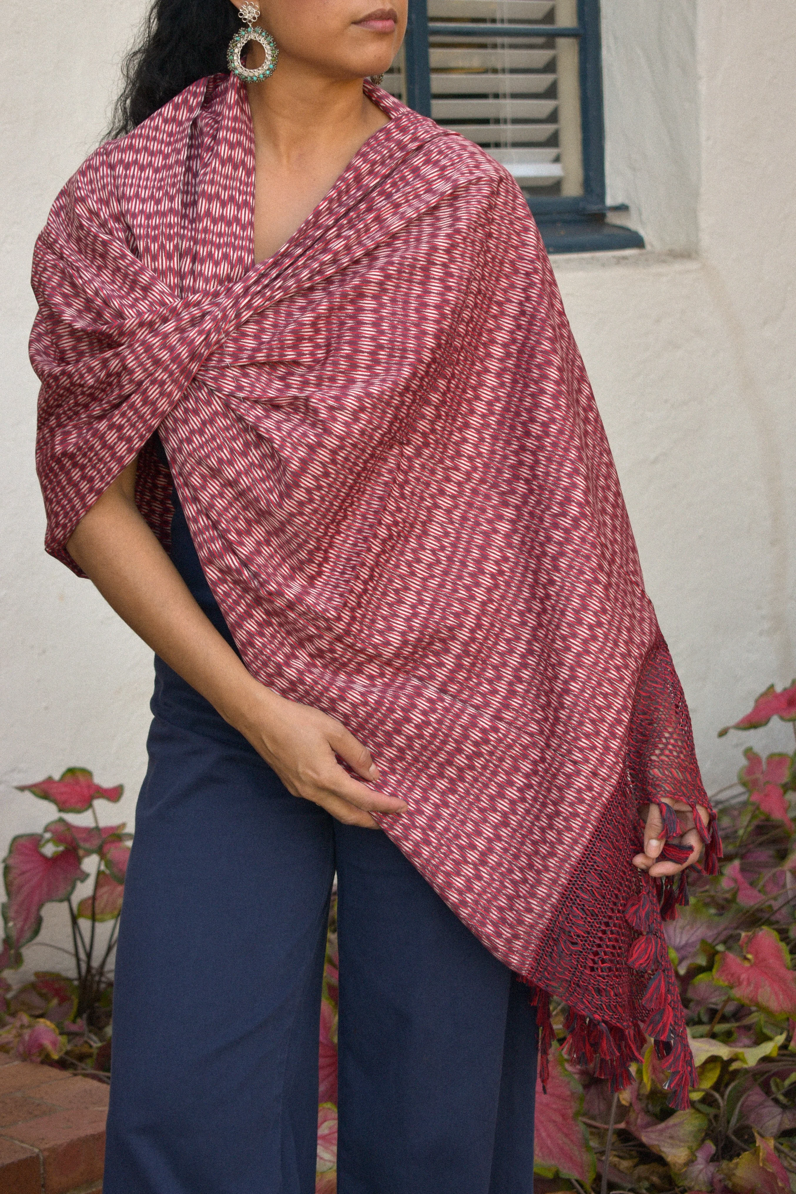 Large Rebozo - Rojo - Image 3