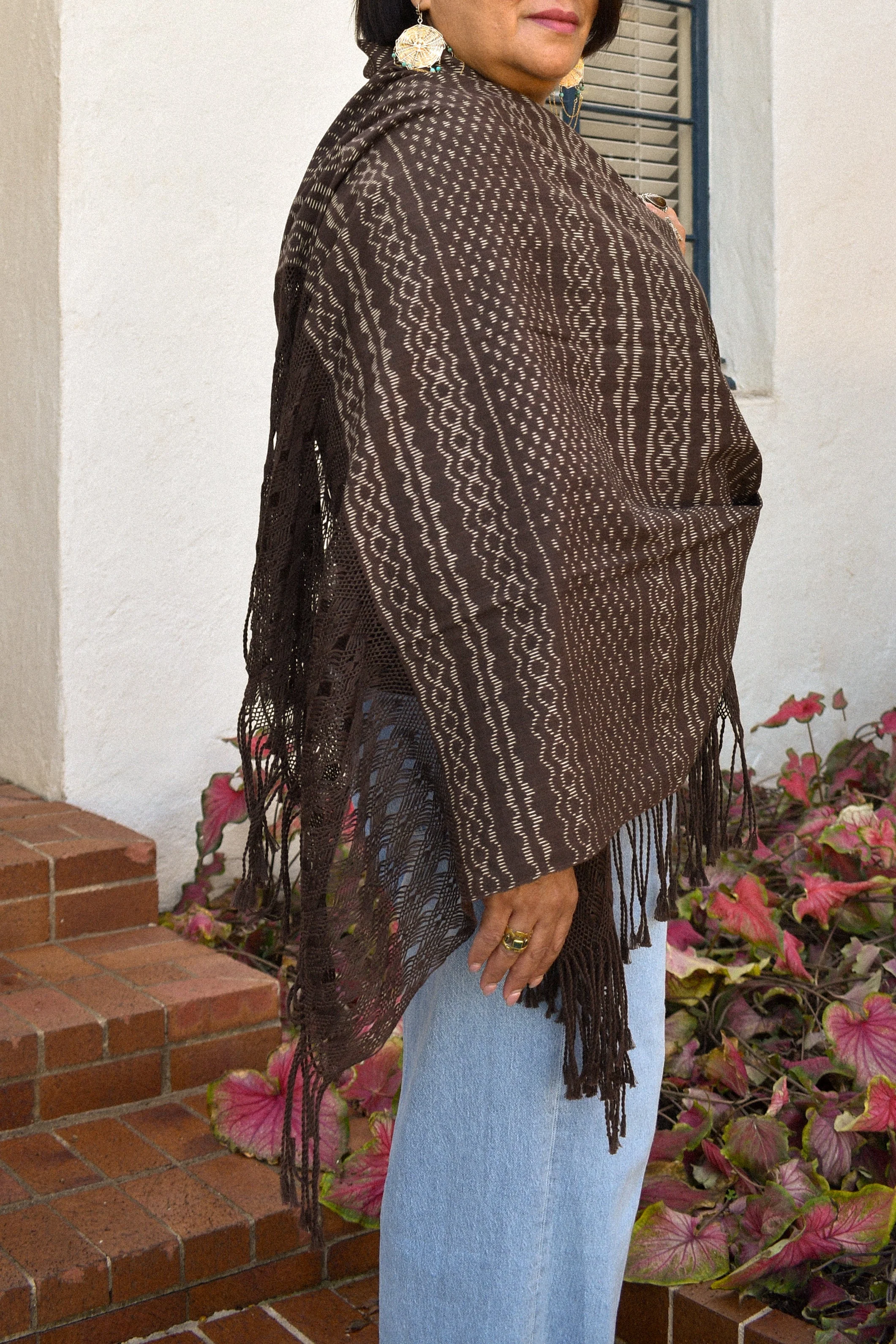 Large Rebozo - Tabaco - Image 3