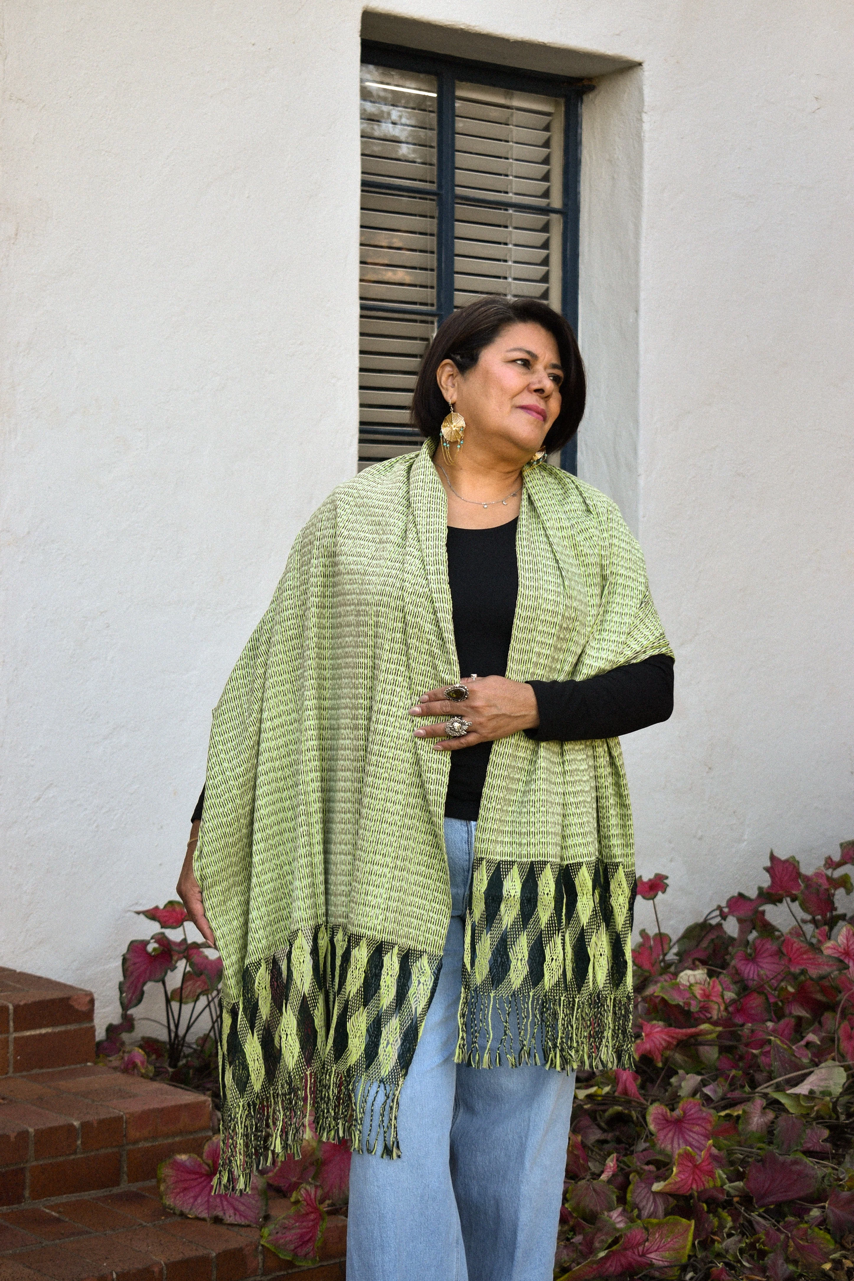Large Rebozo - Verde