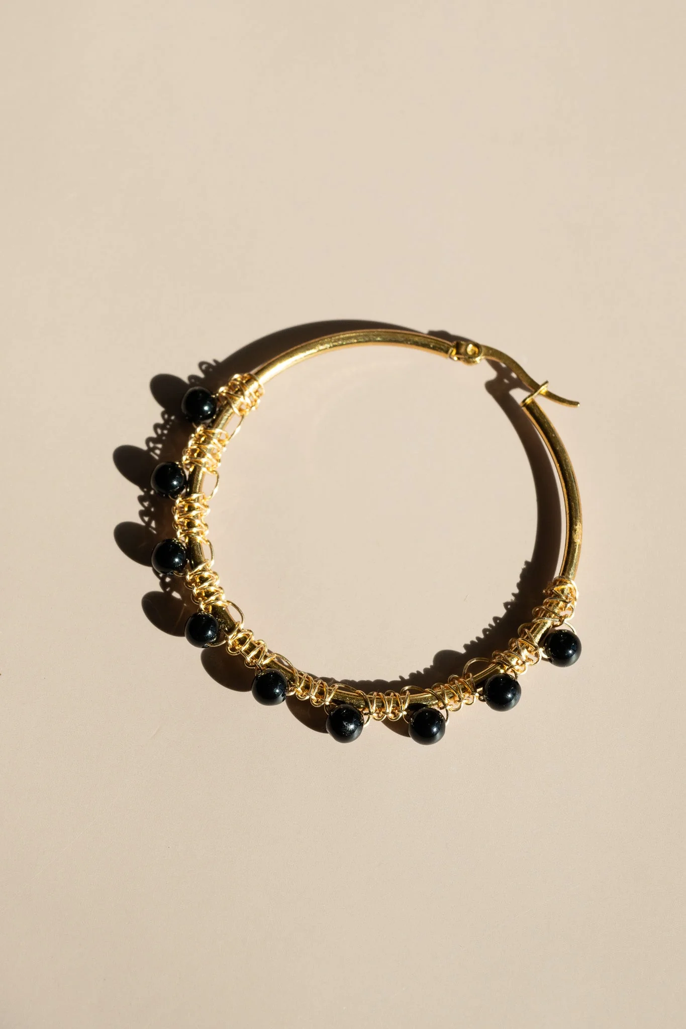 Raven Hoop Earrings - Image 2
