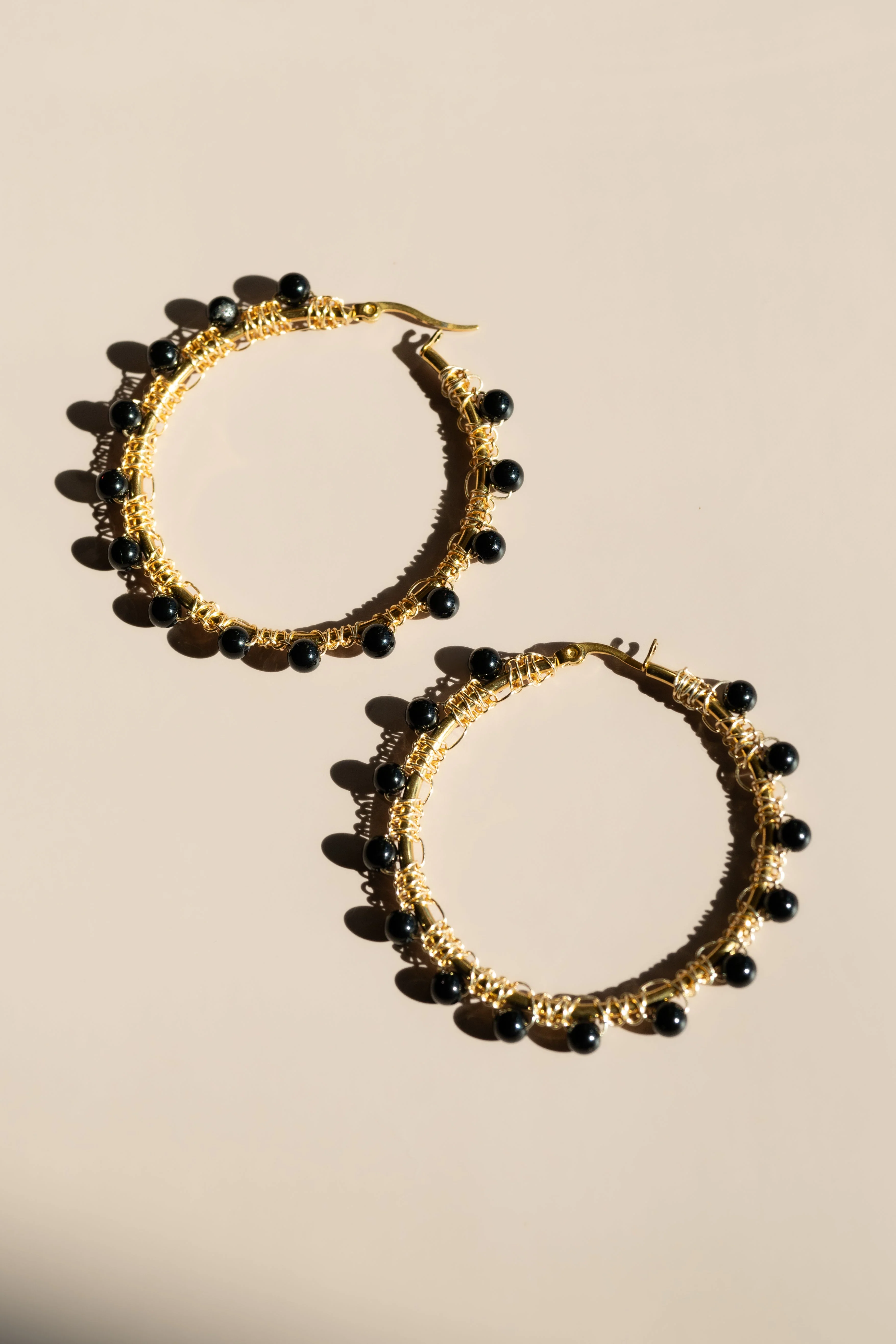 Raven Hoop Earrings - Image 4