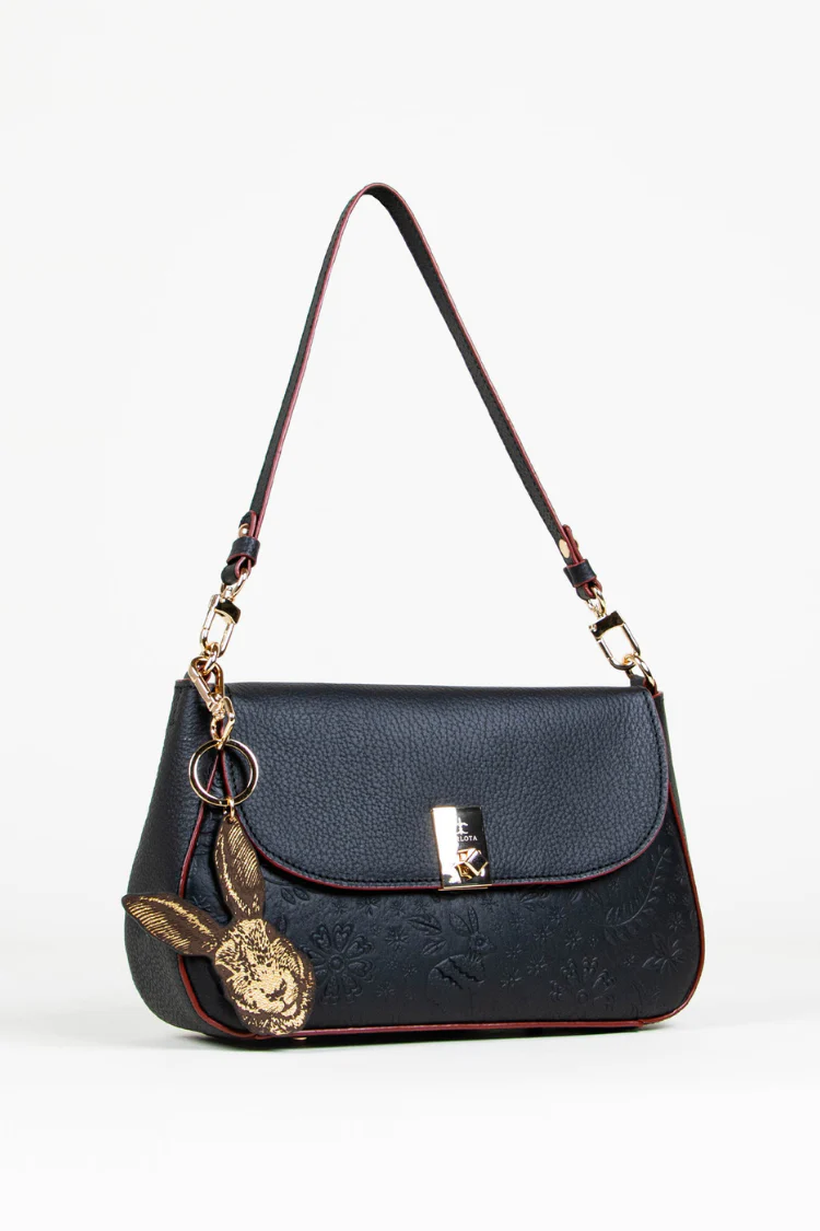 Liebre Baguette Bag - Black - Image 3
