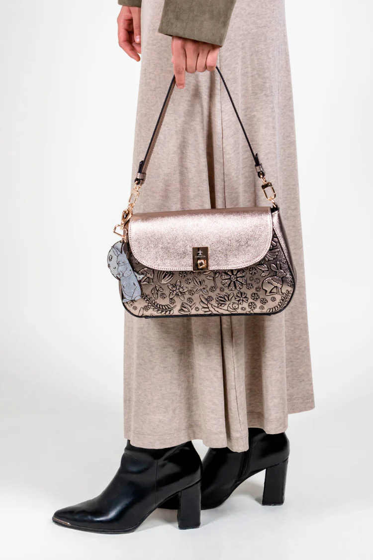 Liebre Baguette Bag - Bronze - Image 6