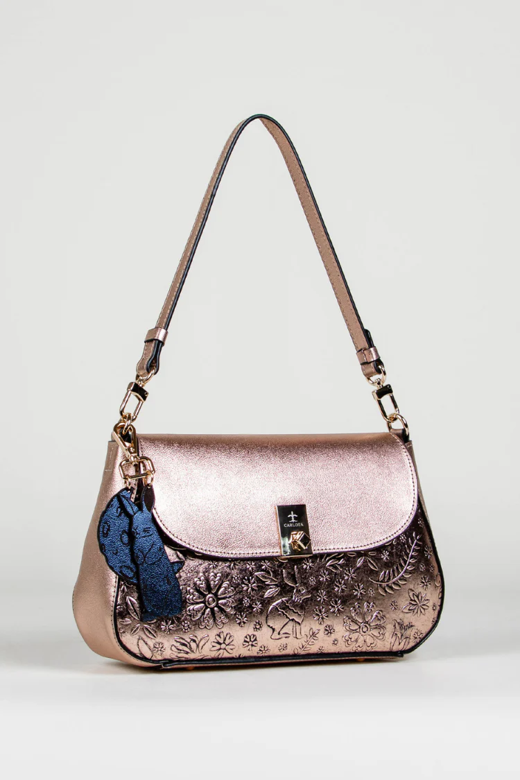 Liebre Baguette Bag - Rose Gold - Image 3