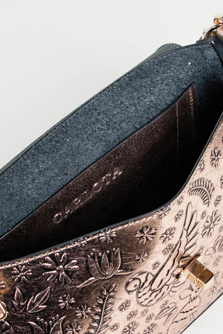 Liebre Baguette Bag - Rose Gold - Image 4