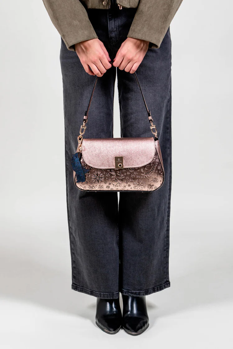 Liebre Baguette Bag - Rose Gold - Image 6