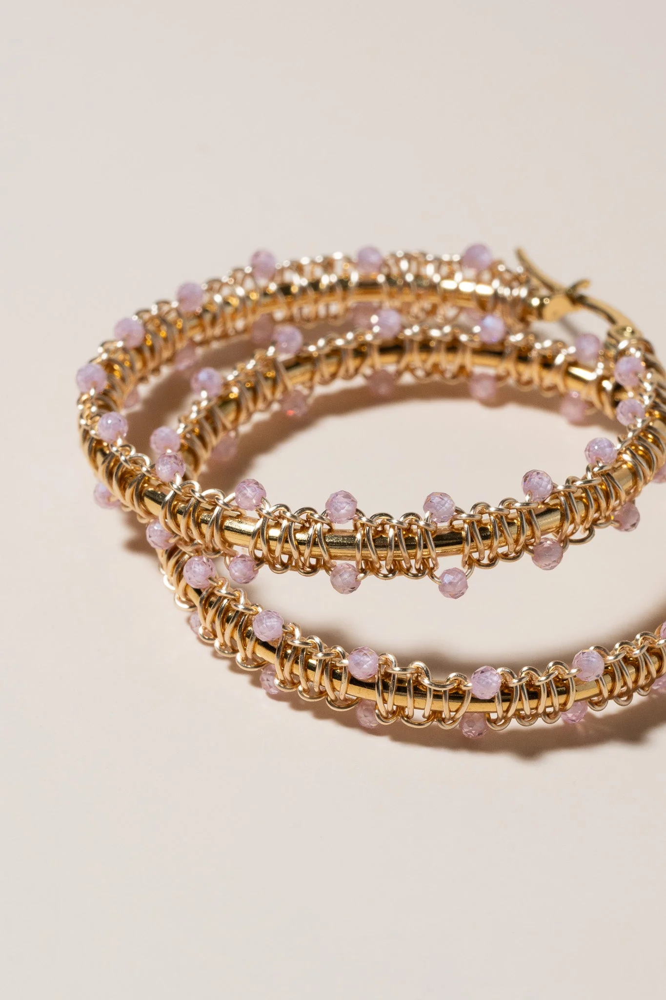 Lila Hoop Earrings - Image 4