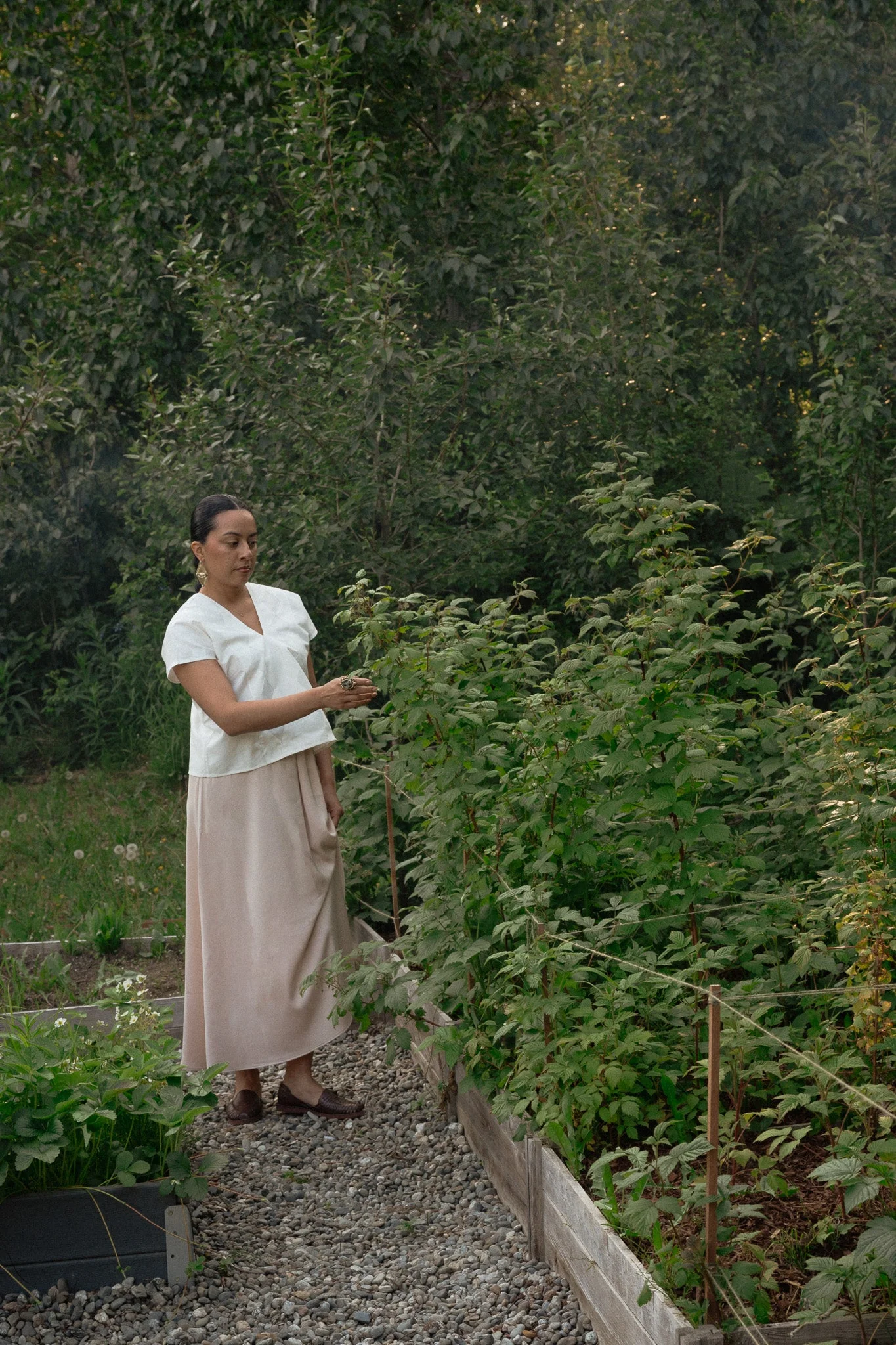 Linen Crop Huipil Betaza - White - Image 5