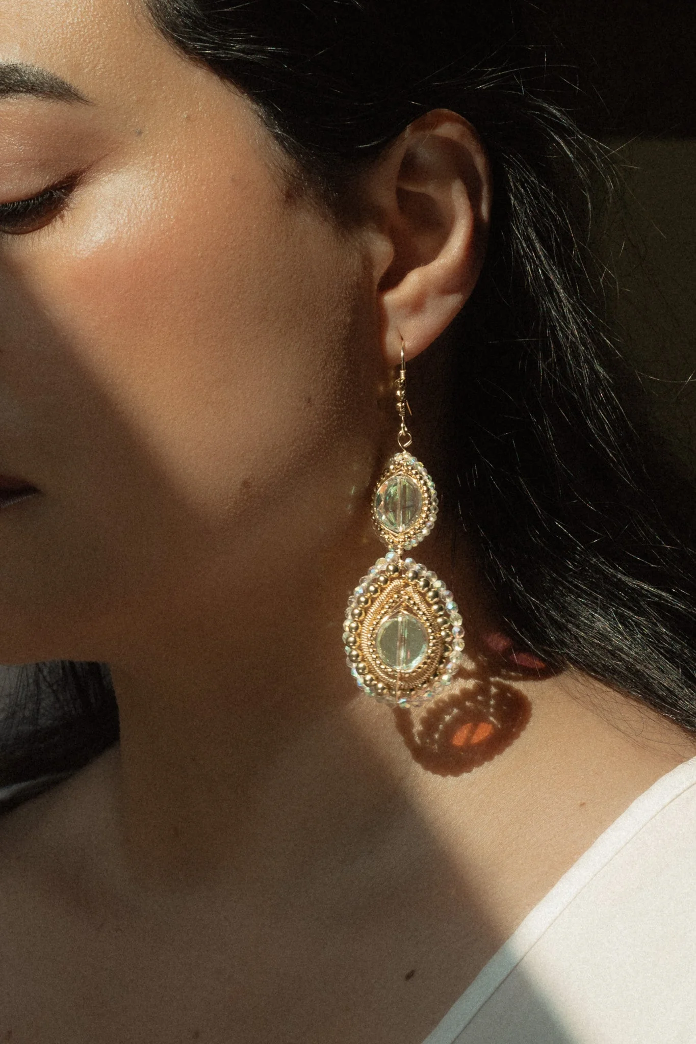 Lunaria Drop Earrings