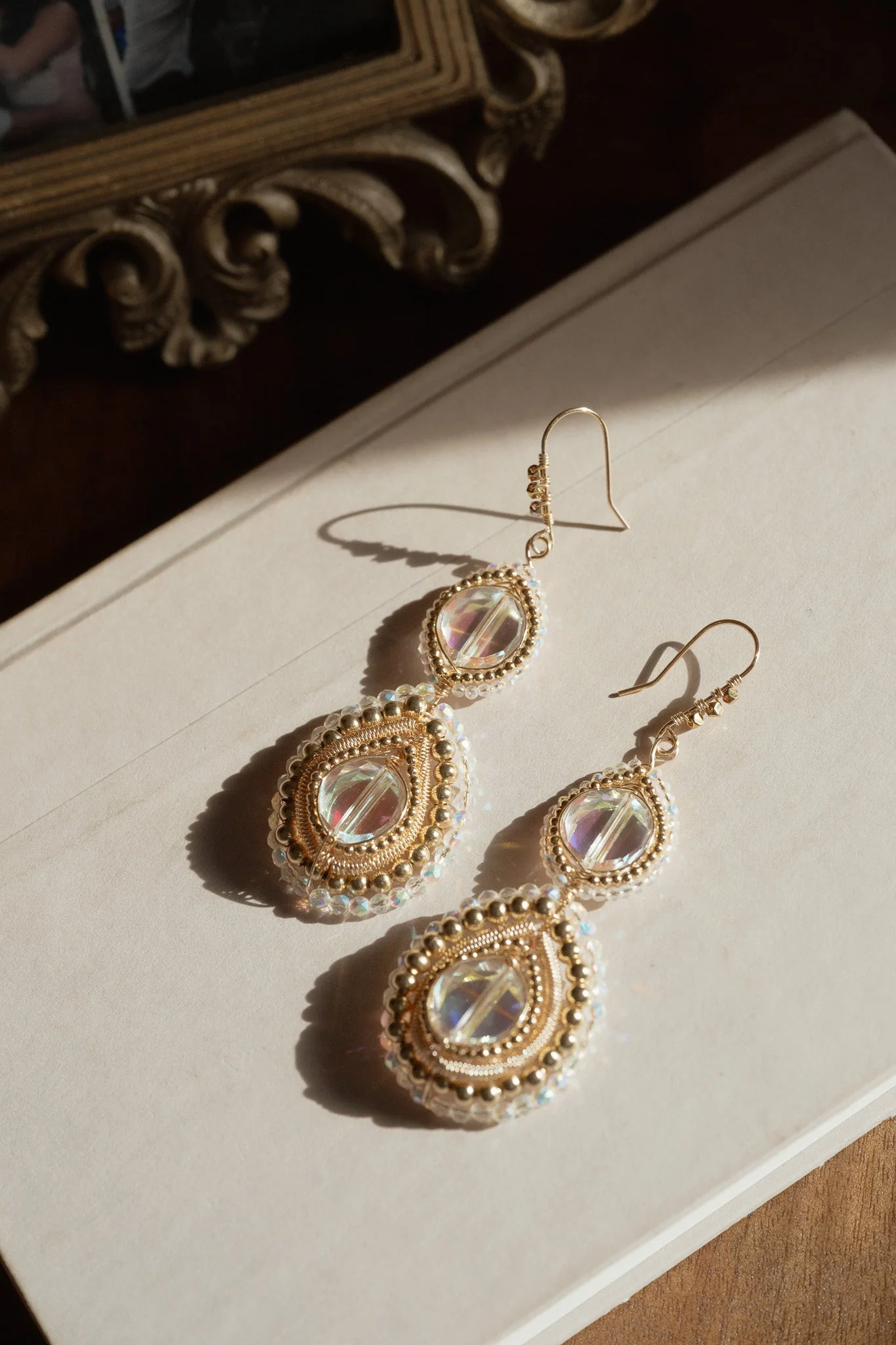 Lunaria Drop Earrings - Image 2