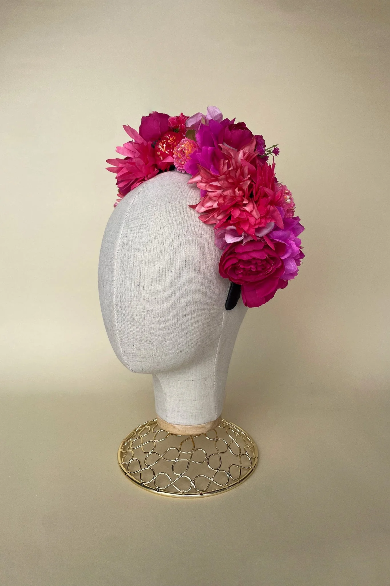 Magenta Flower Crown - Image 3