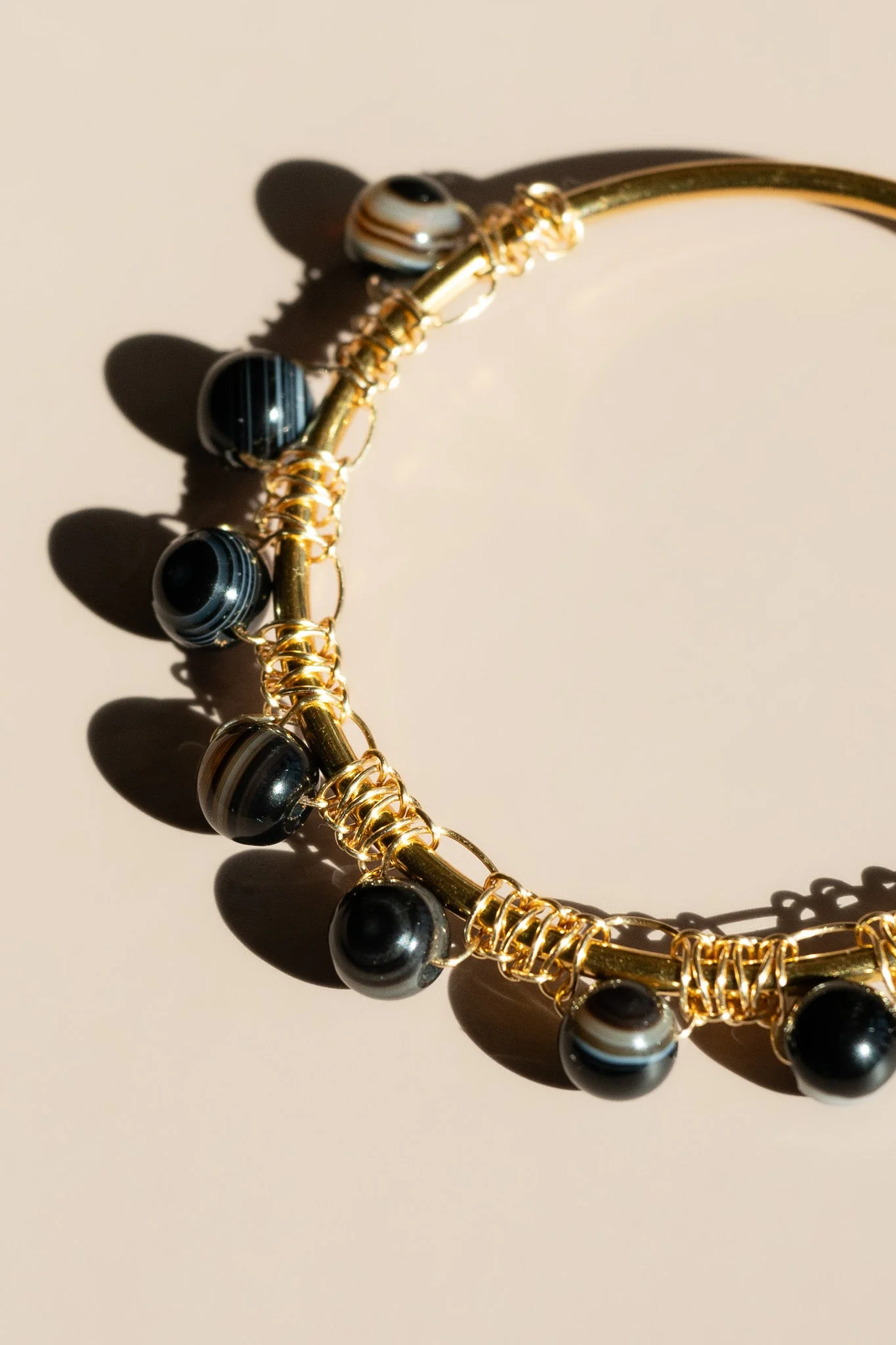 Onyx Hoop Earrings - Image 4