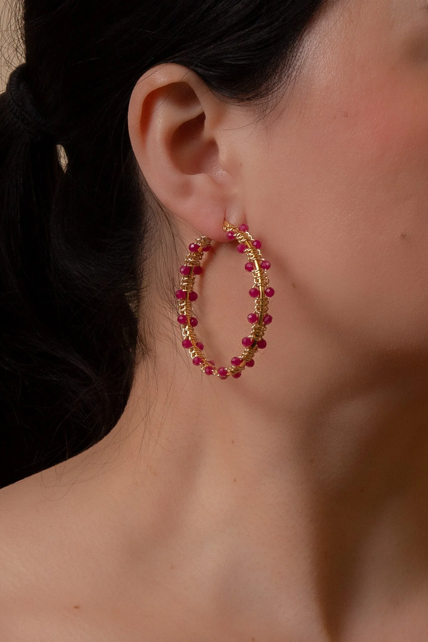 Maya Hoop Earrings - Image 2