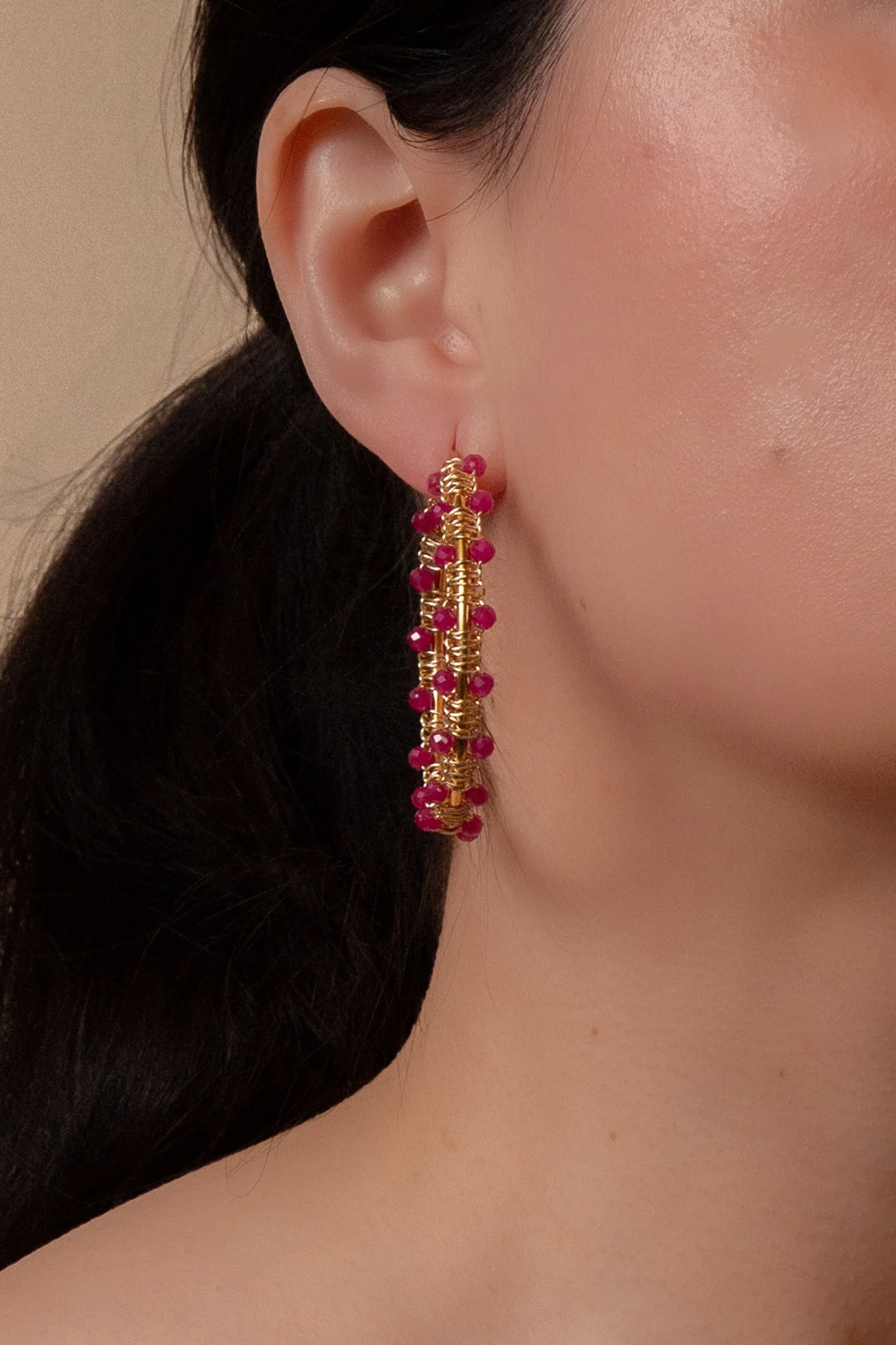 Maya Hoop Earrings - Image 7