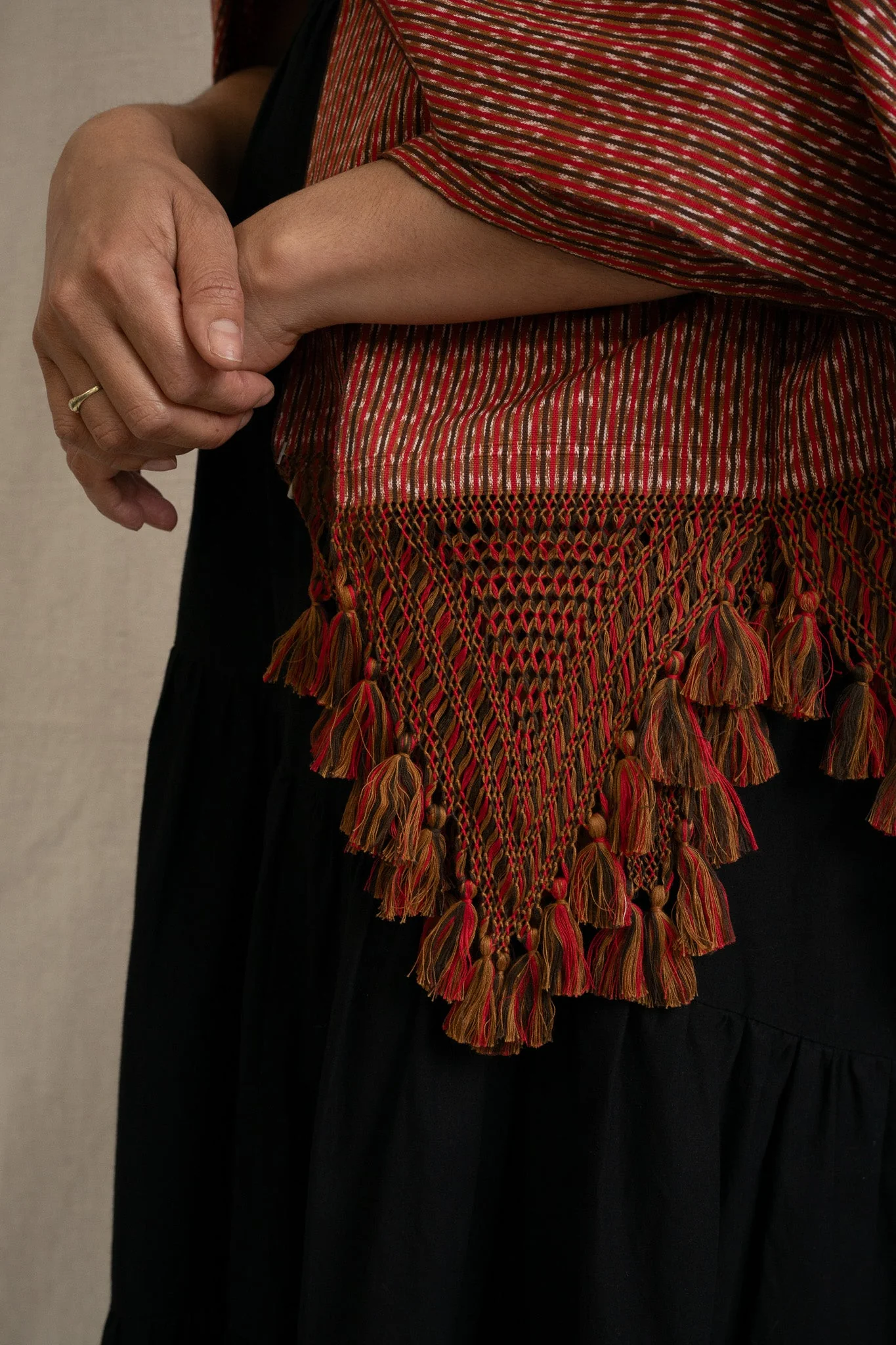 Medium Rebozo - Rust - Image 3