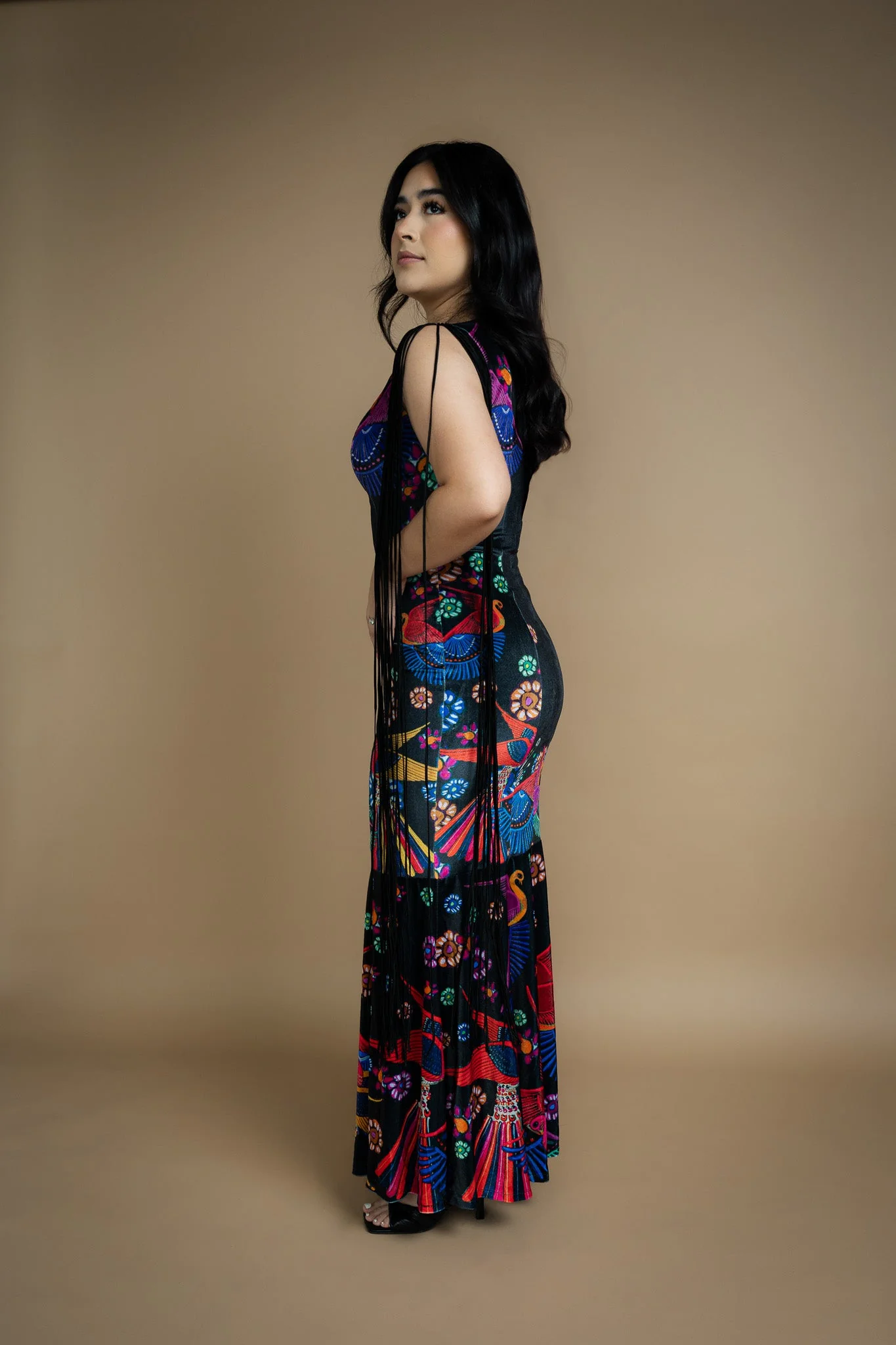 Mermaid Fringe Dress - Image 3