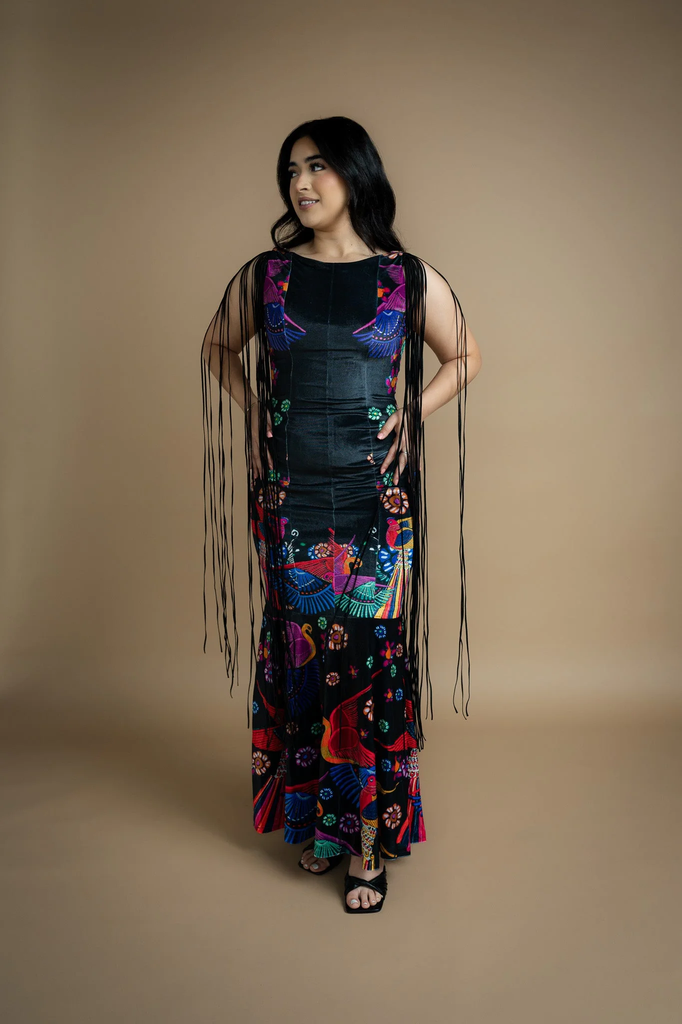 Mermaid Fringe Dress - Image 4