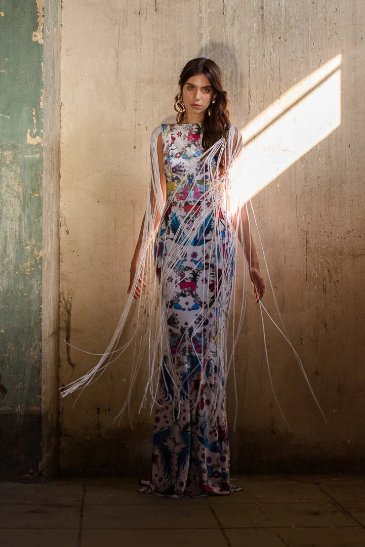 Mexica Bridal Beards Dress - Image 3