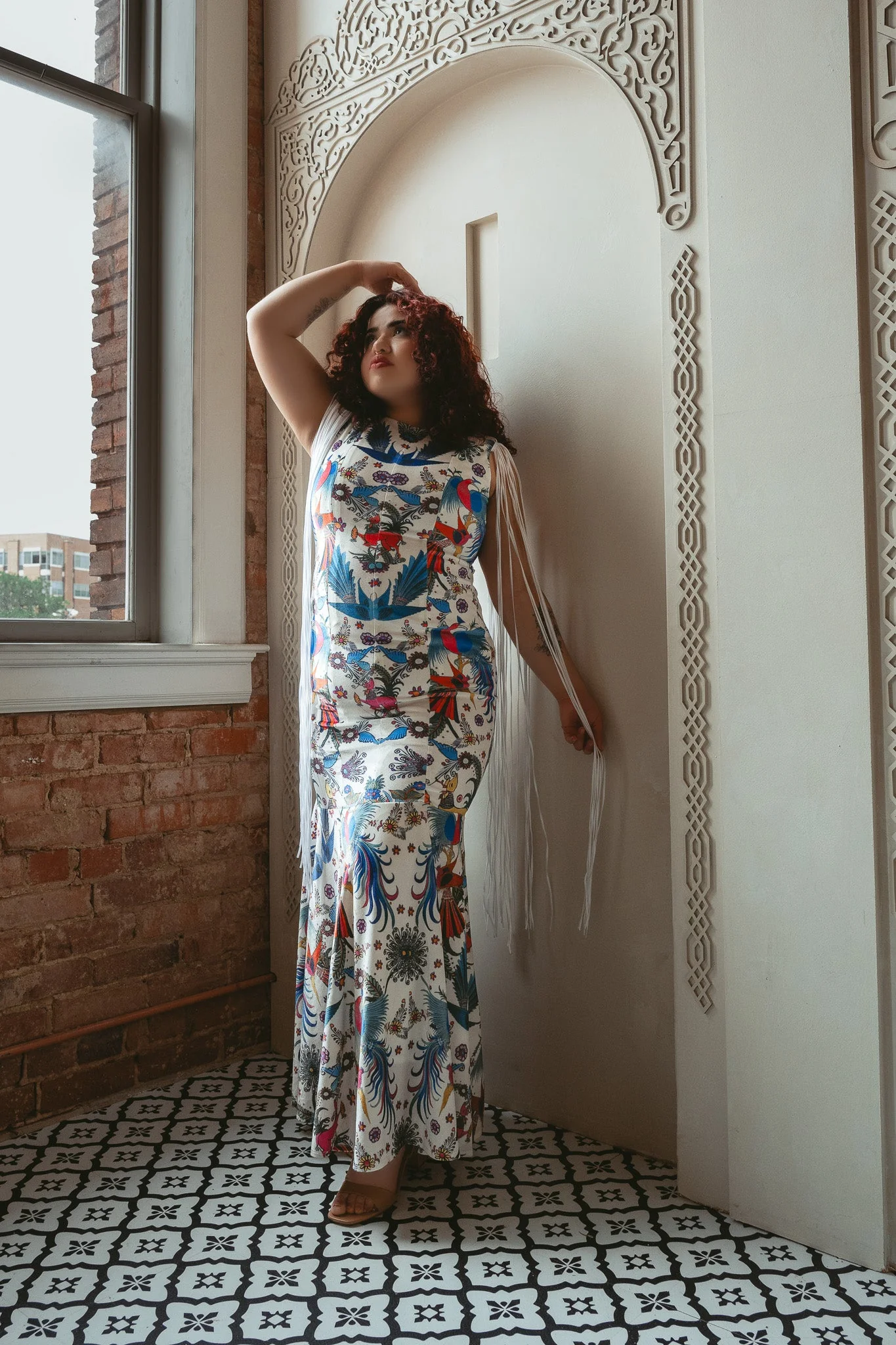 Mexica Bridal Beards Dress - Image 5