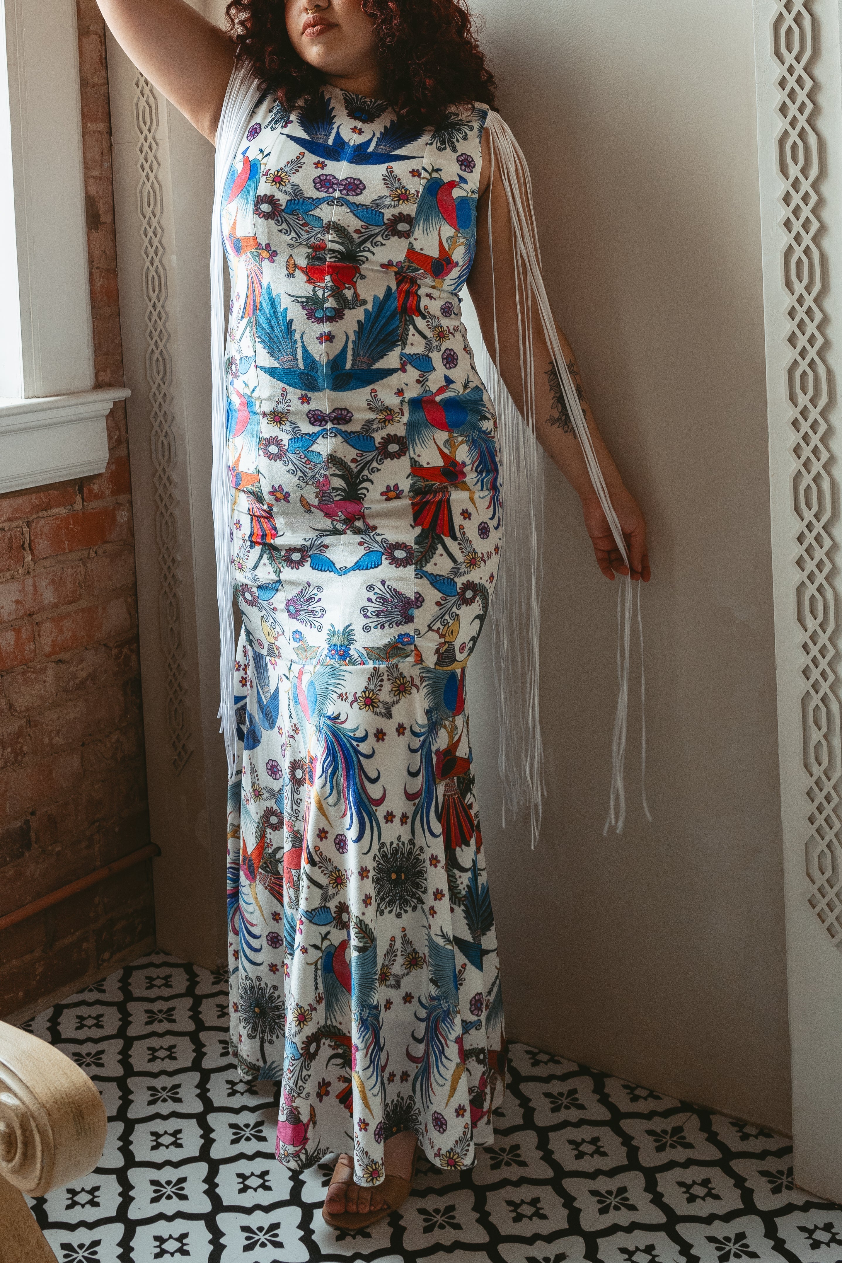 Mexica Bridal Beards Dress - Image 6
