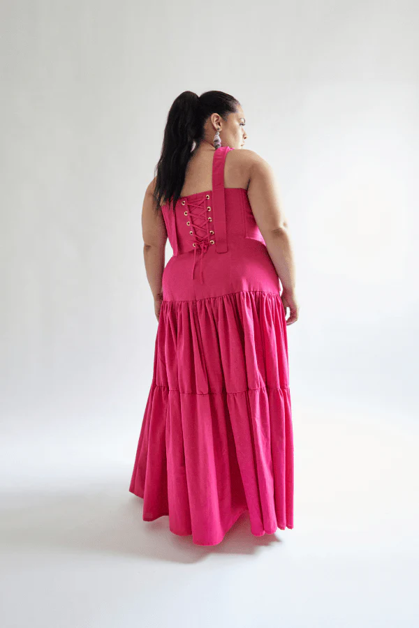 Mexirosa Embroidered Dress - Image 3