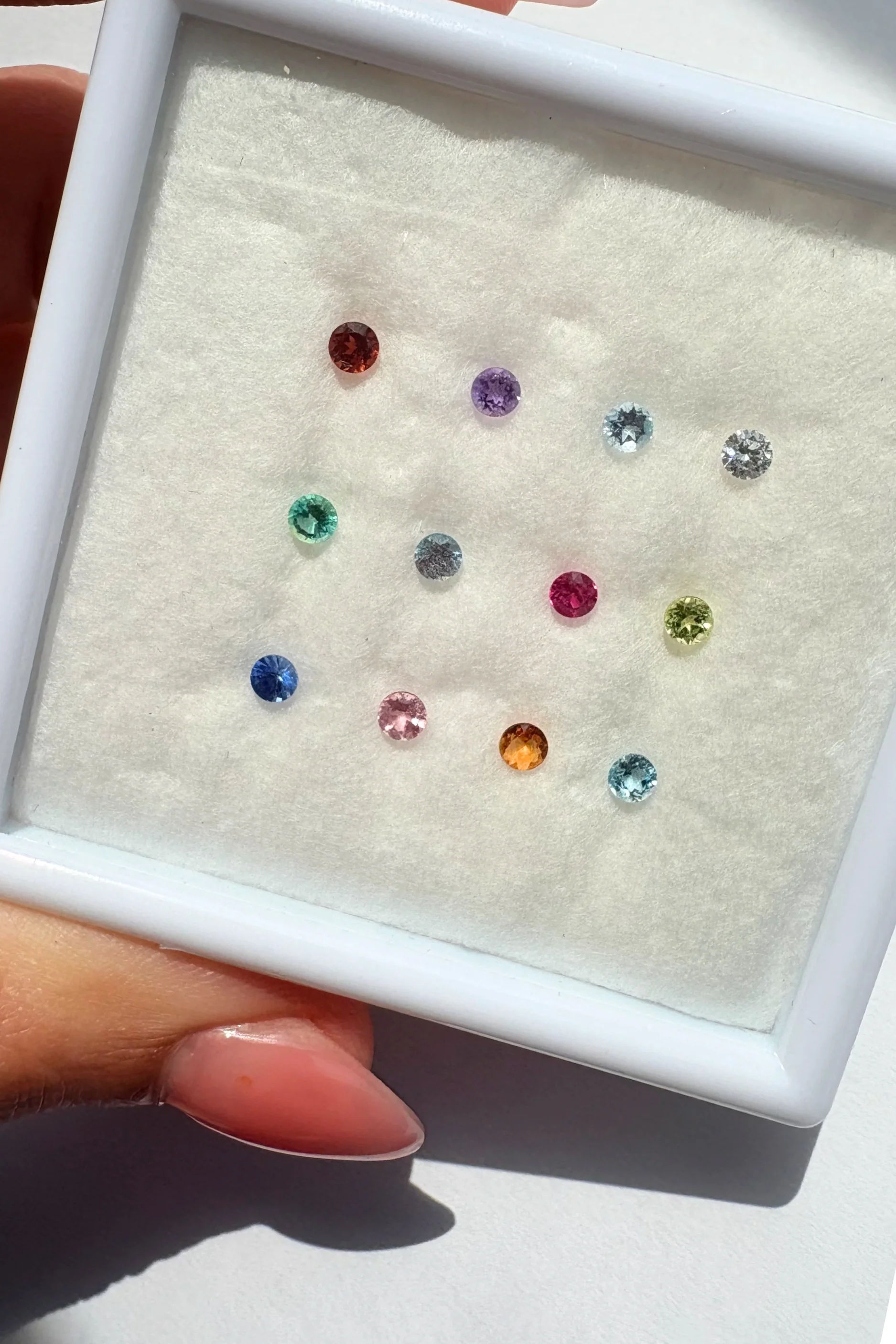 Mini Birthstone Compass Necklace - Image 3