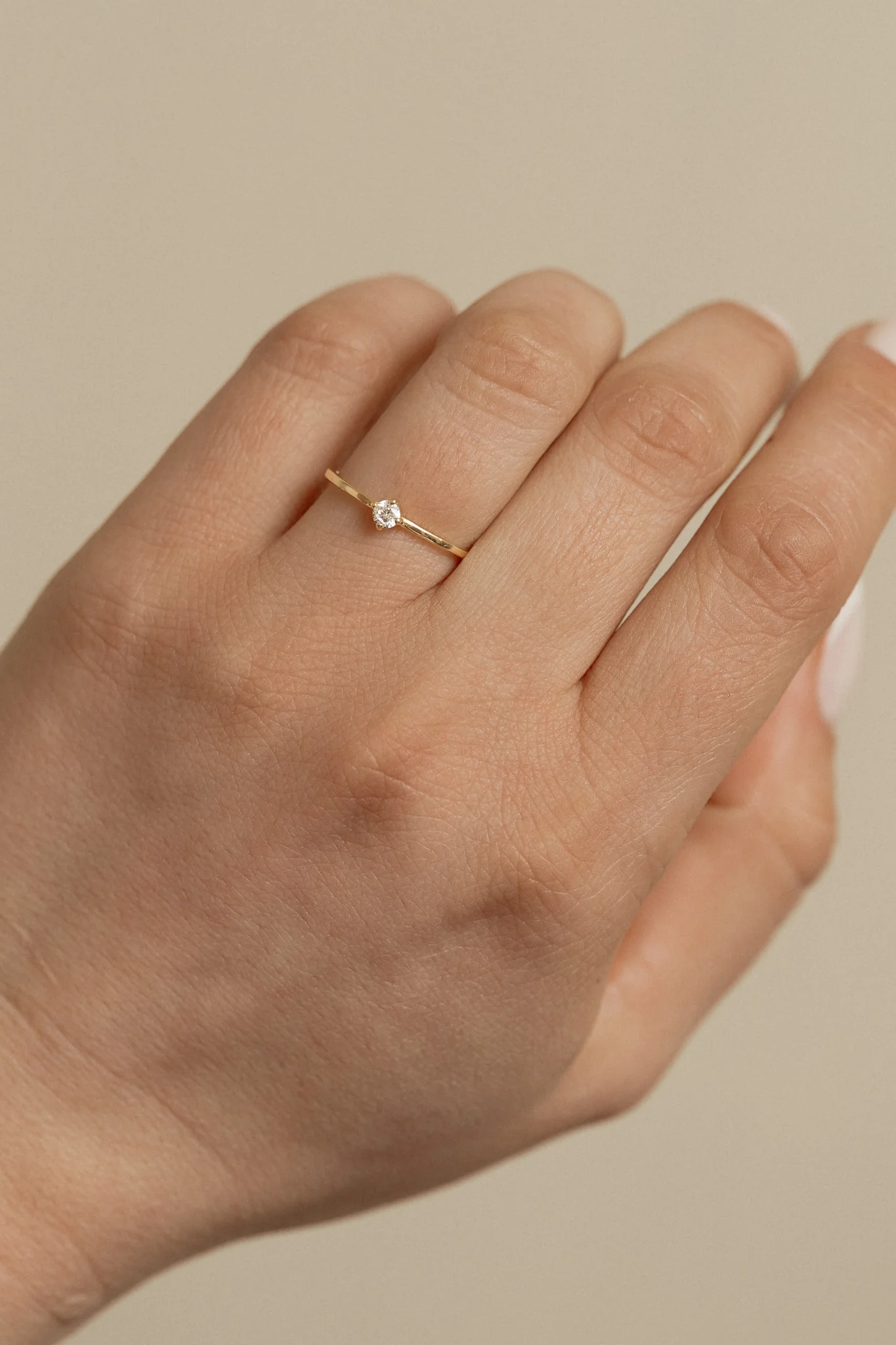 Mini Birthstone Compass Ring - Image 3