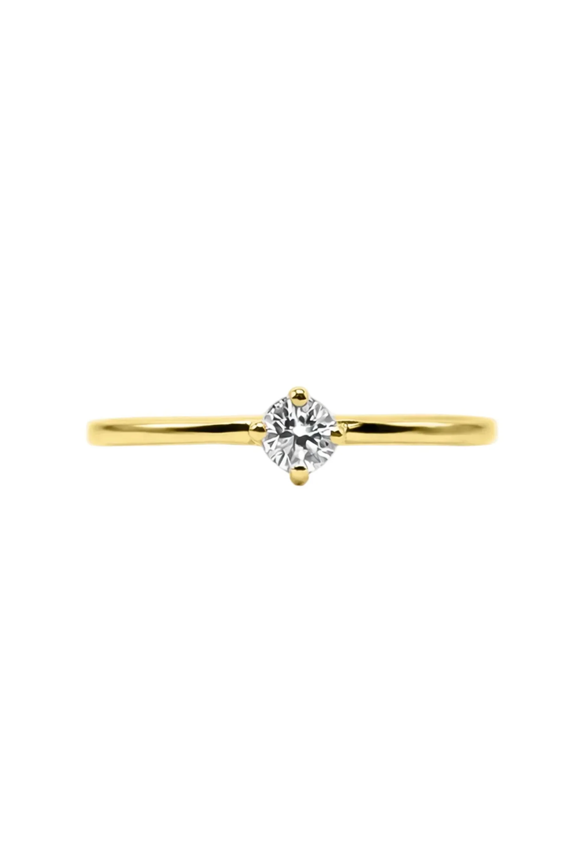Mini Birthstone Compass Ring - Image 4