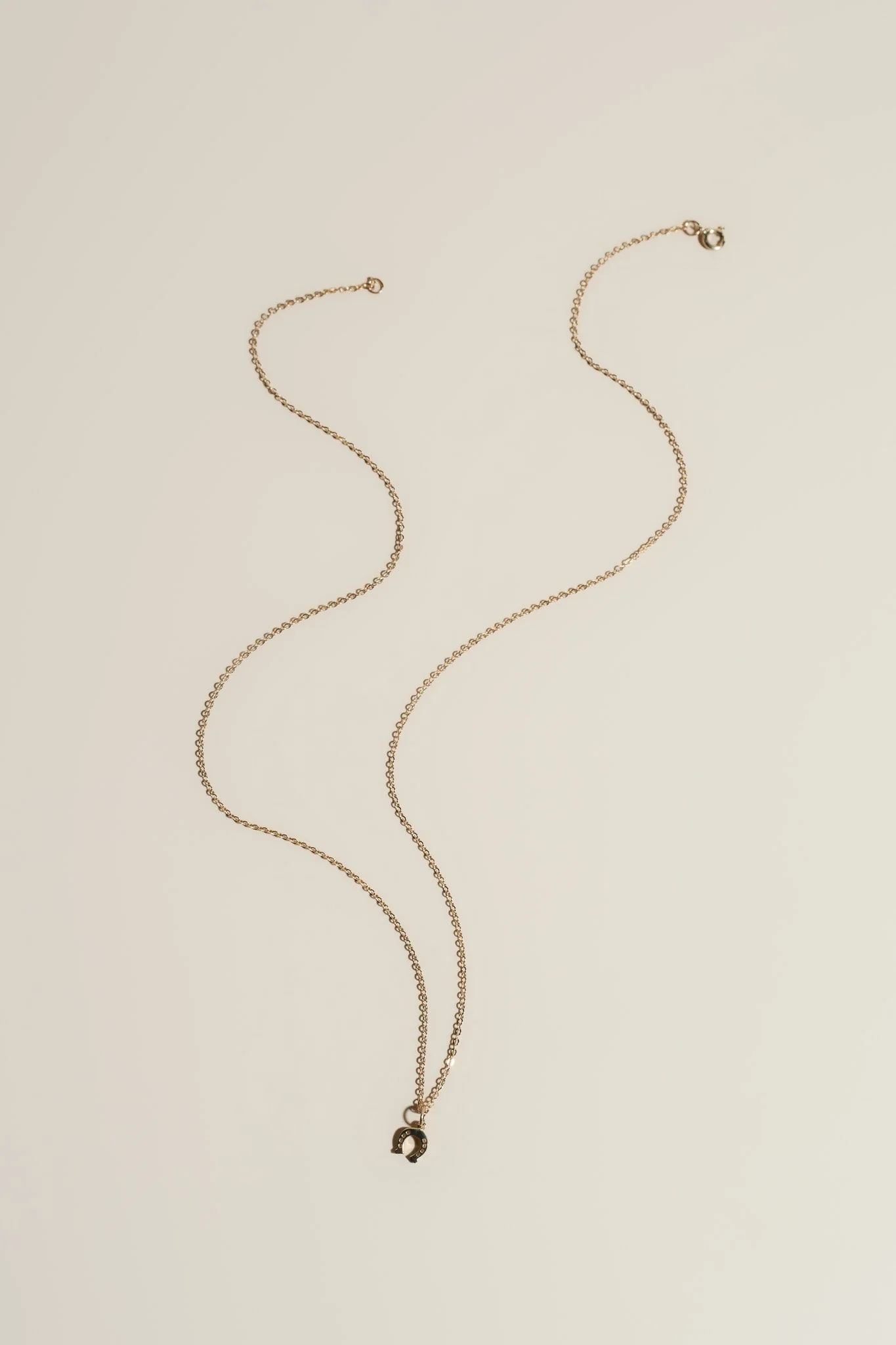 14K Mini Herradura Necklace - Image 5