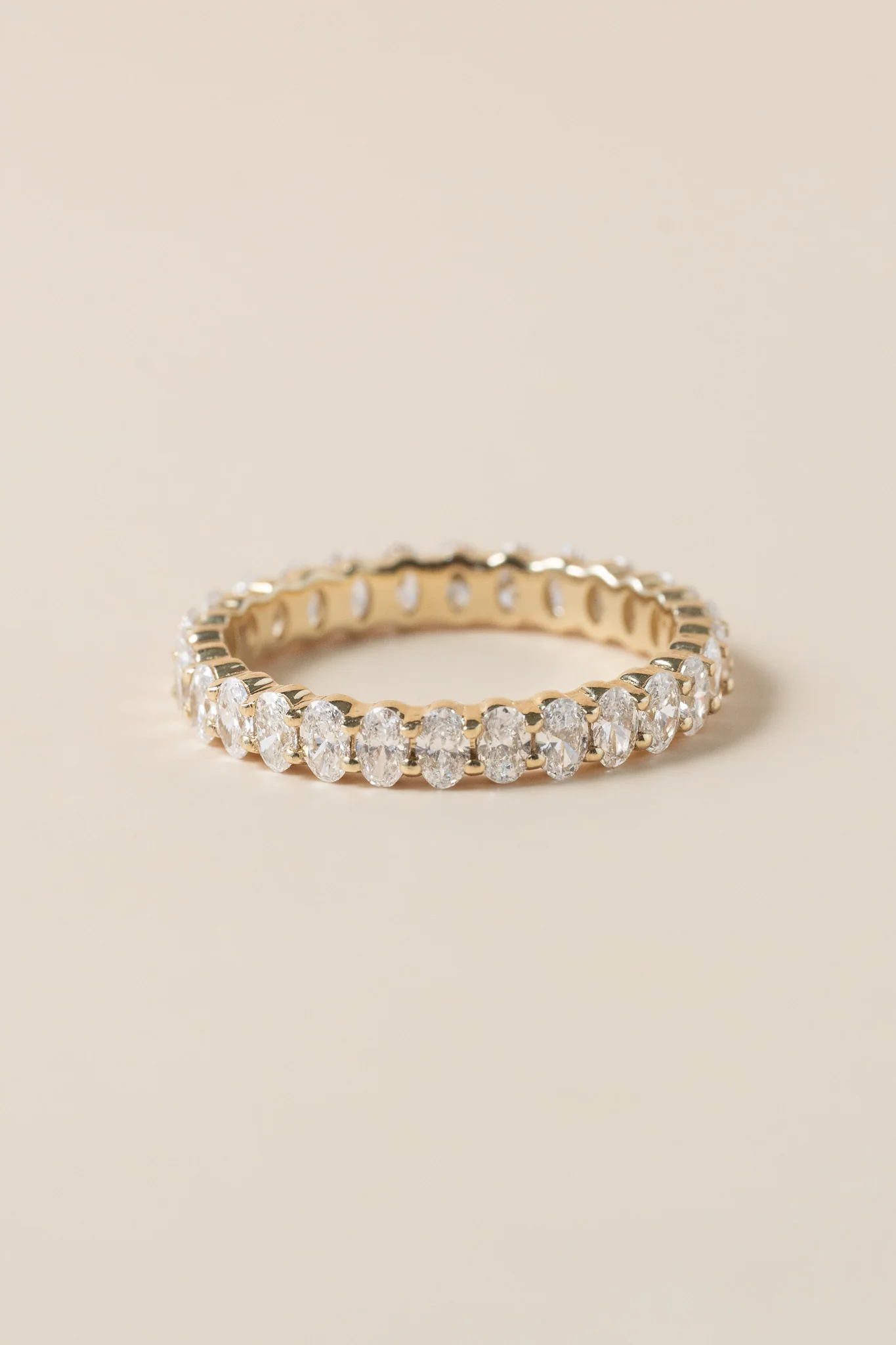Mini Oval Diamond Eternity Band