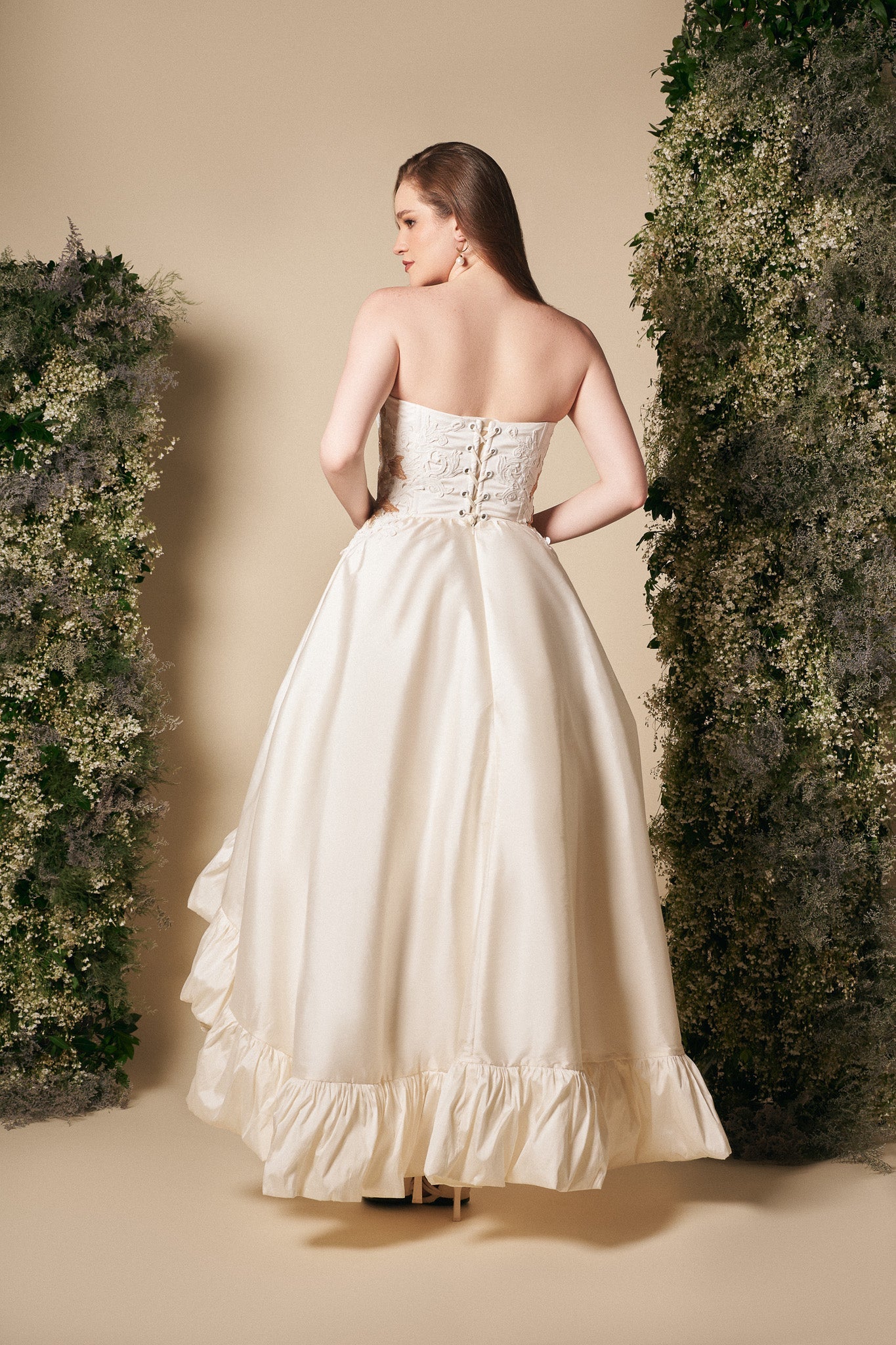 Mink Floral Dress - Image 3