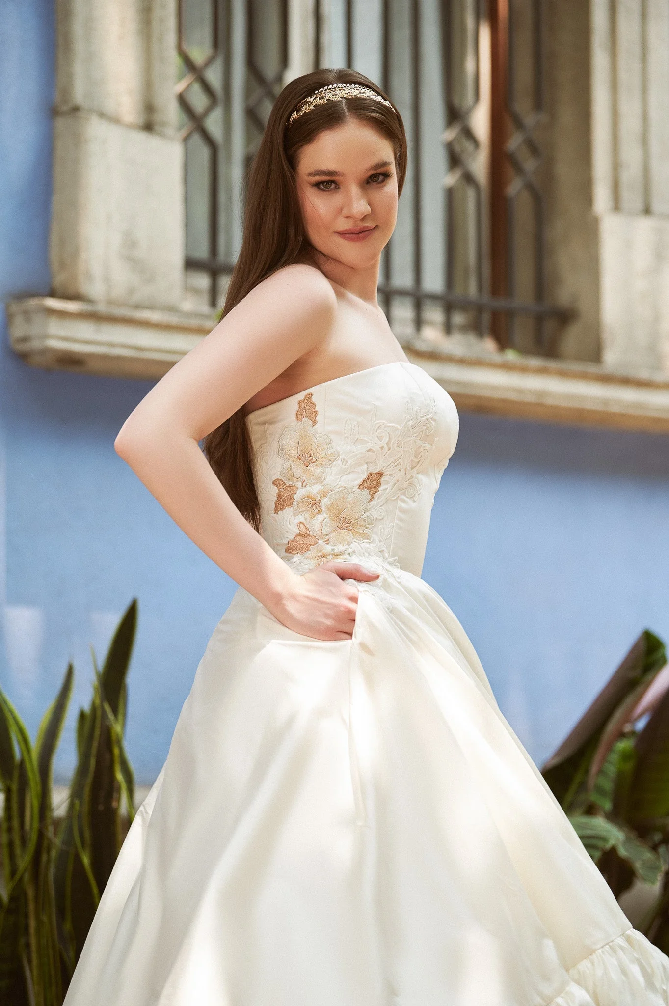 Mink Floral Dress - Image 4
