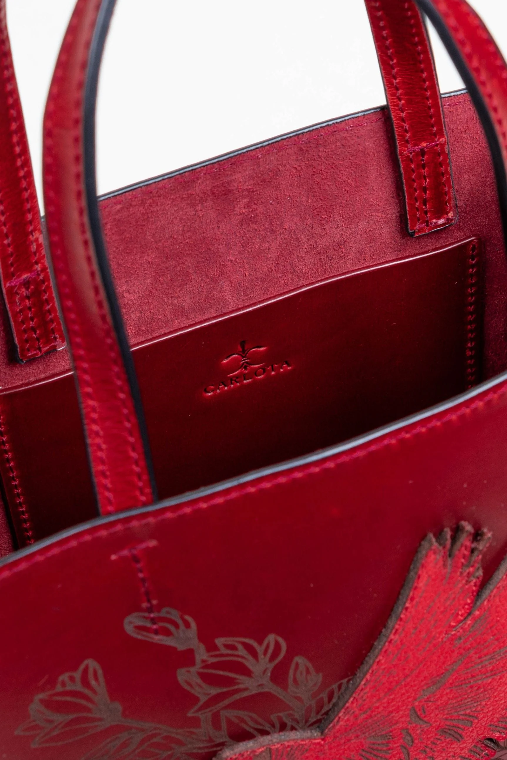 Pájaro Baby Tote - Red - Image 4