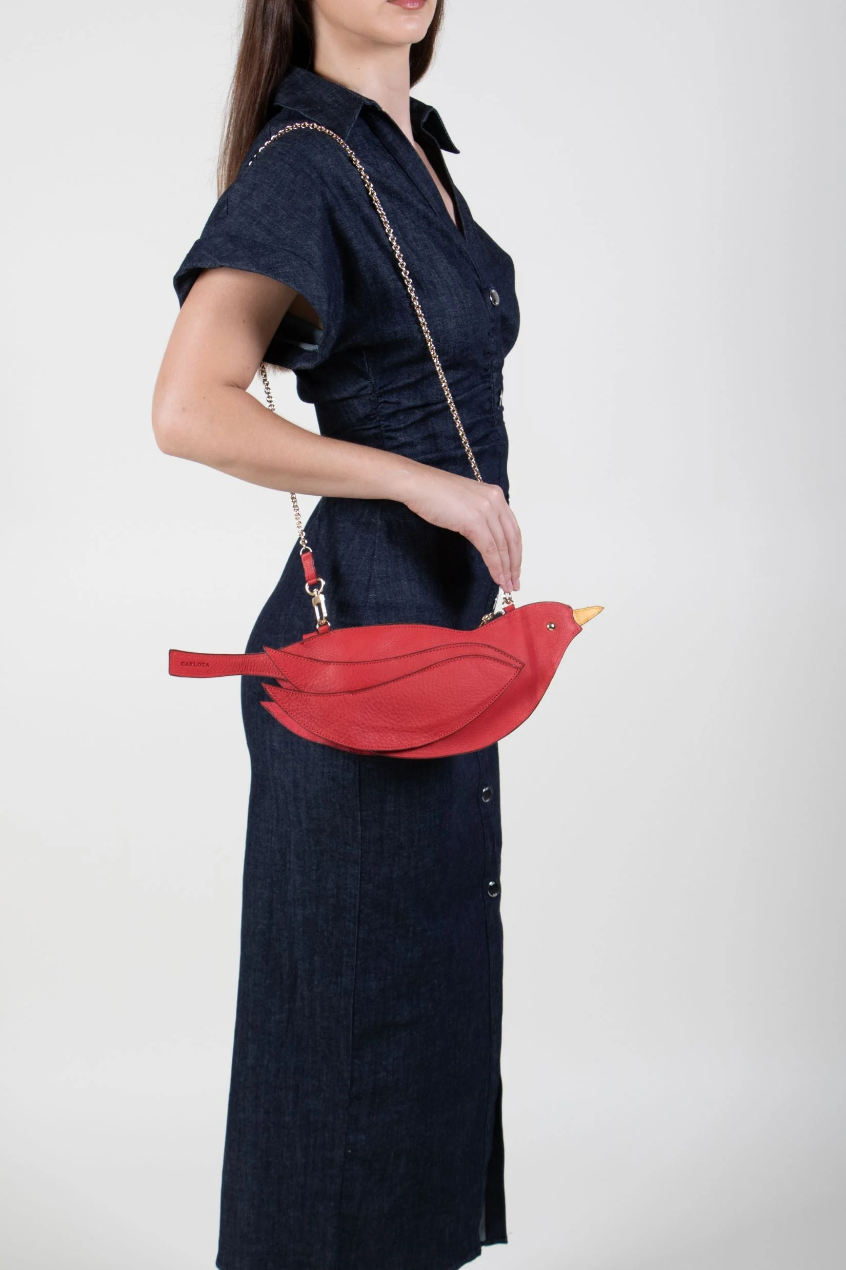 Pájaro Crossbody - Red - Image 6