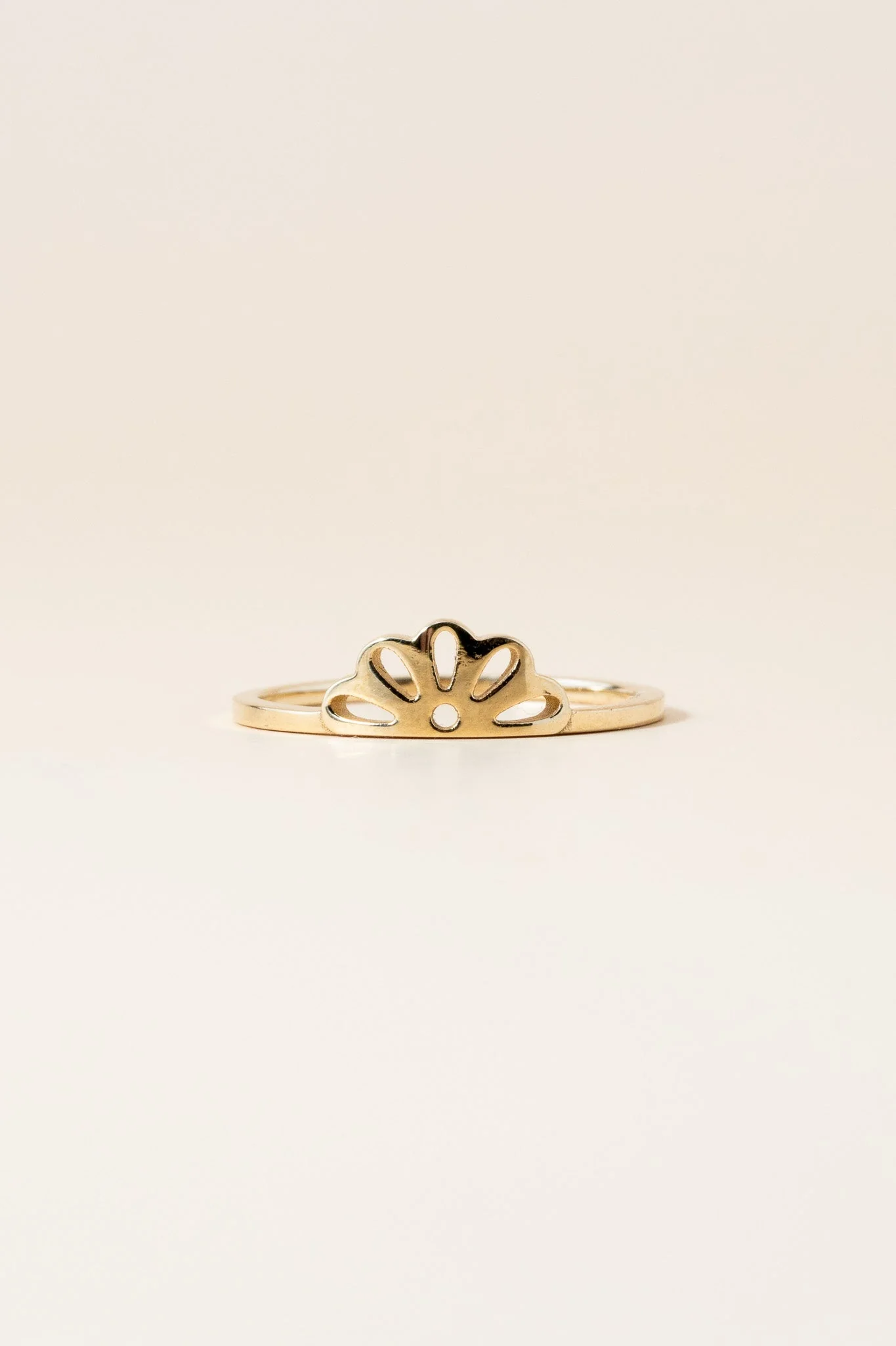 14K Papel Picado Flower Ring - Image 3