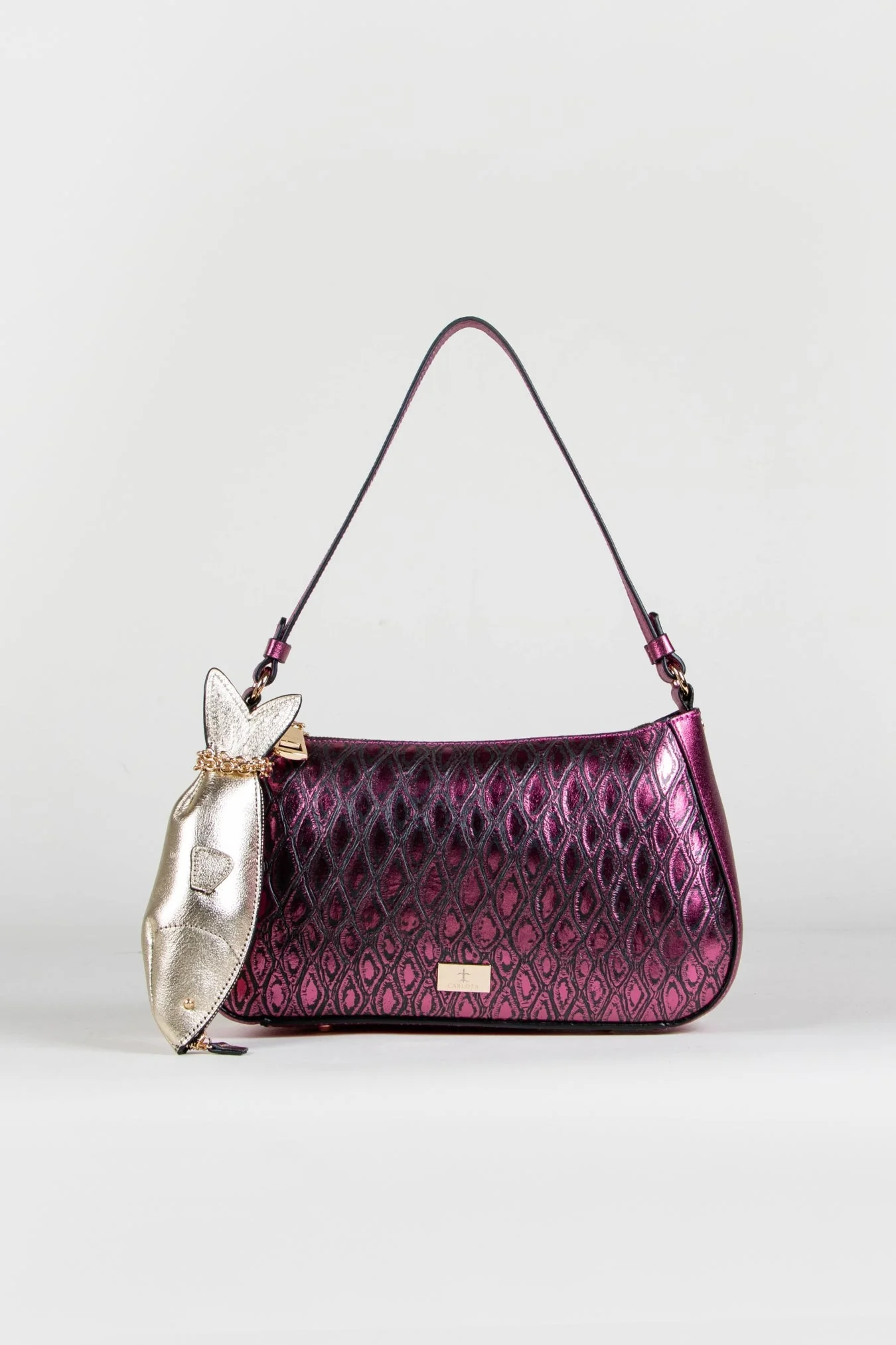 Pescado Baguette Bag - Fuchsia - Image 3