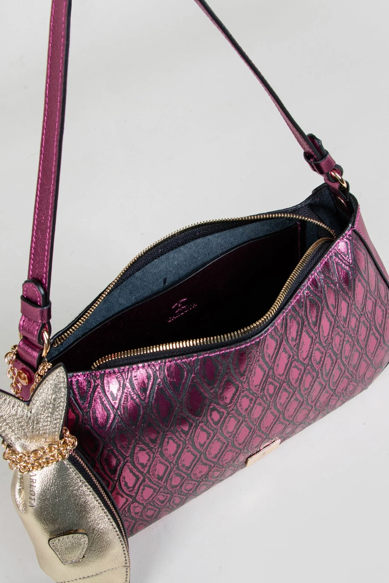 Pescado Baguette Bag - Fuchsia - Image 5
