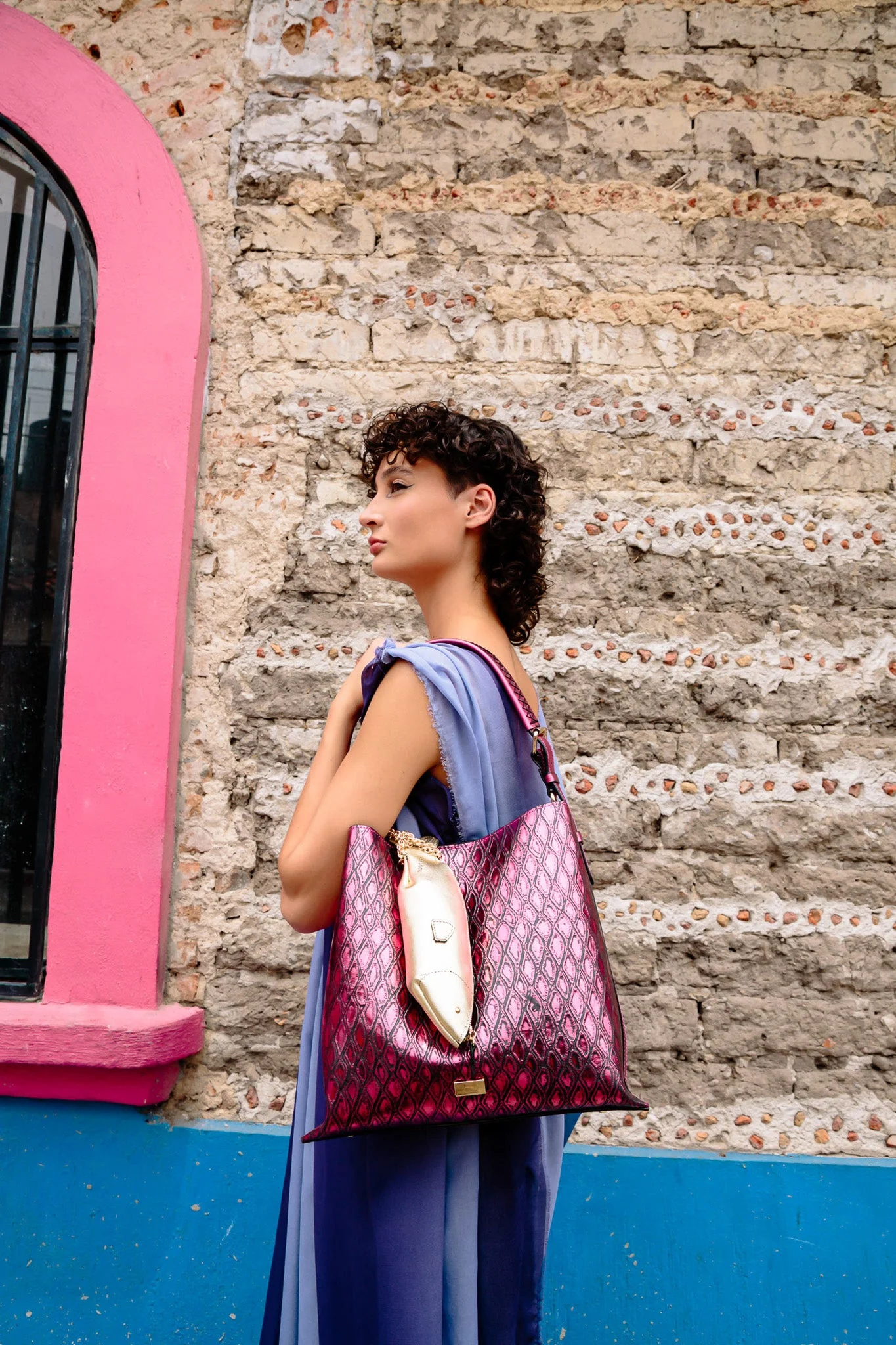 Pescado Handbag - Fuchsia