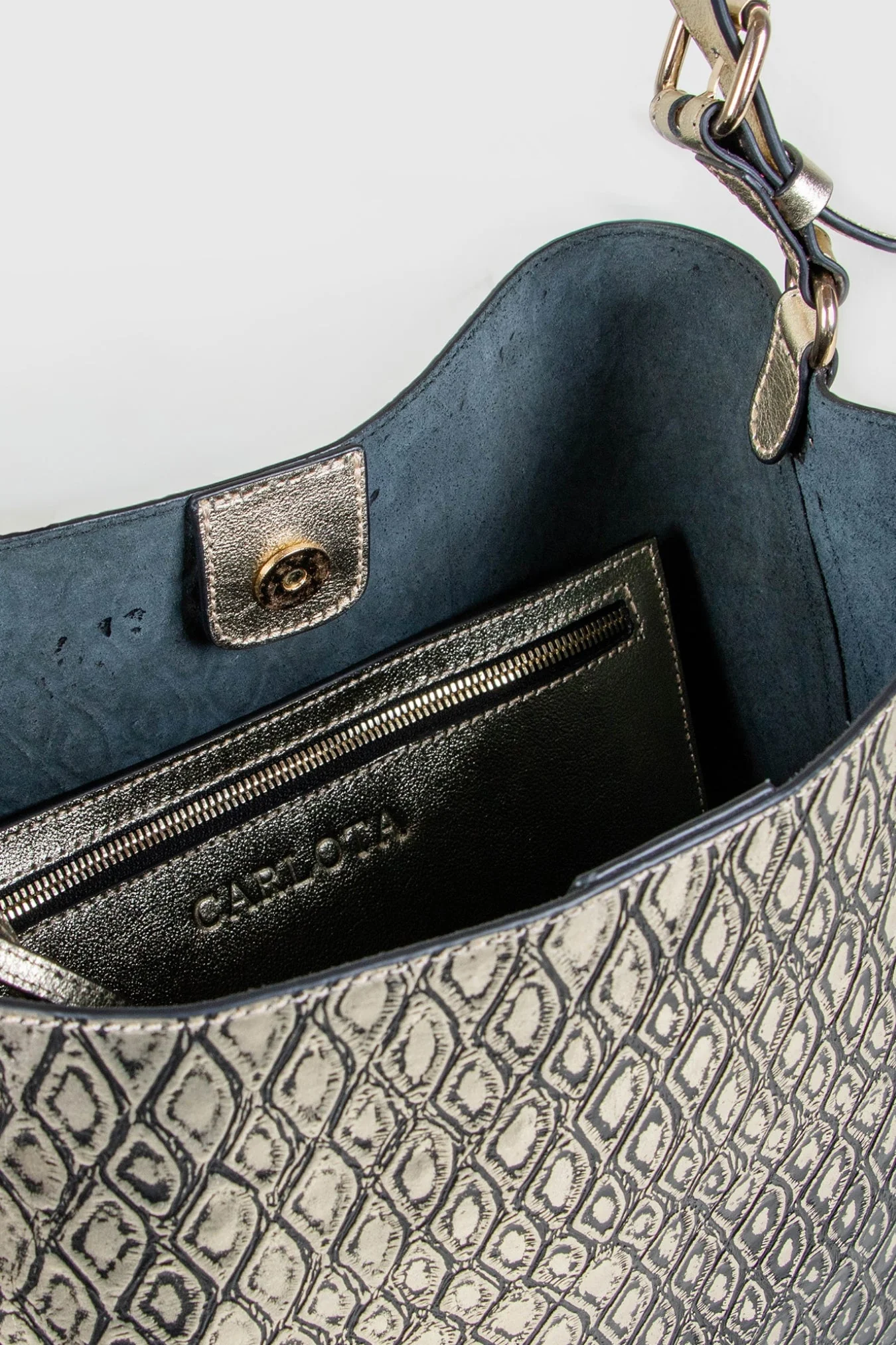 Pescado Handbag - Gold - Image 6