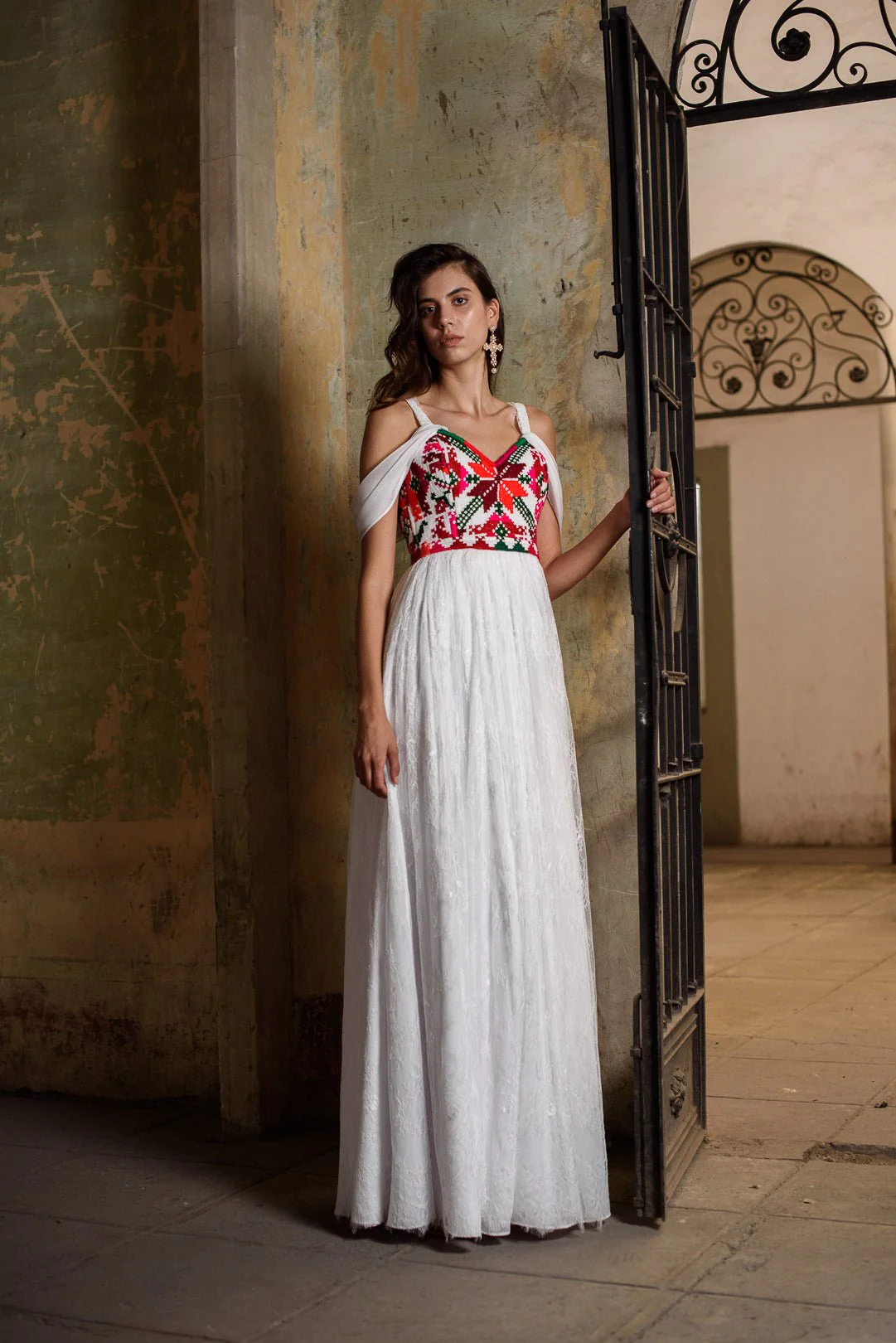 Potosi Embroidered Dress - Image 5